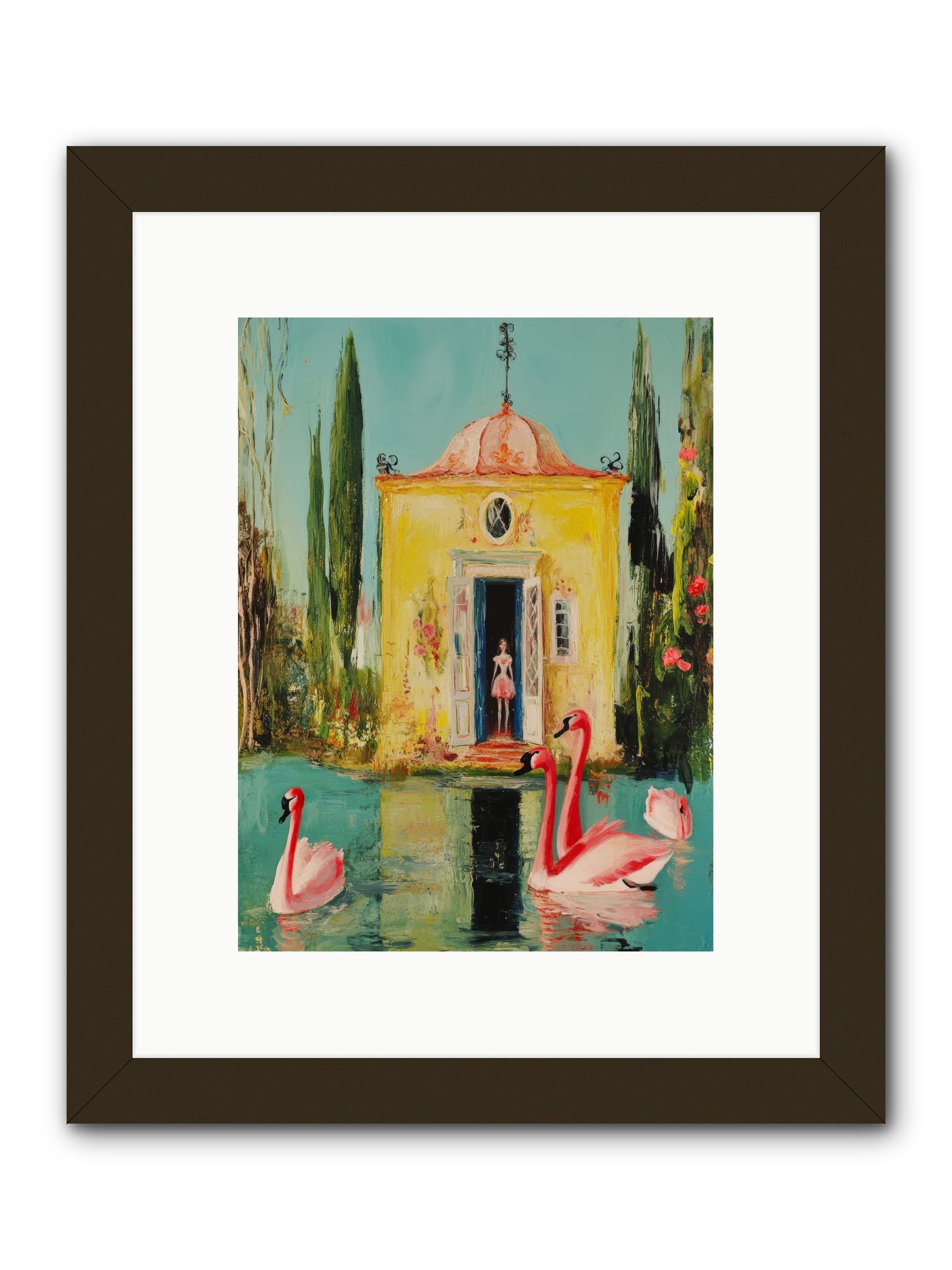 Teaching Wild GraceRez2 -- Framed Print - Black 9x12
