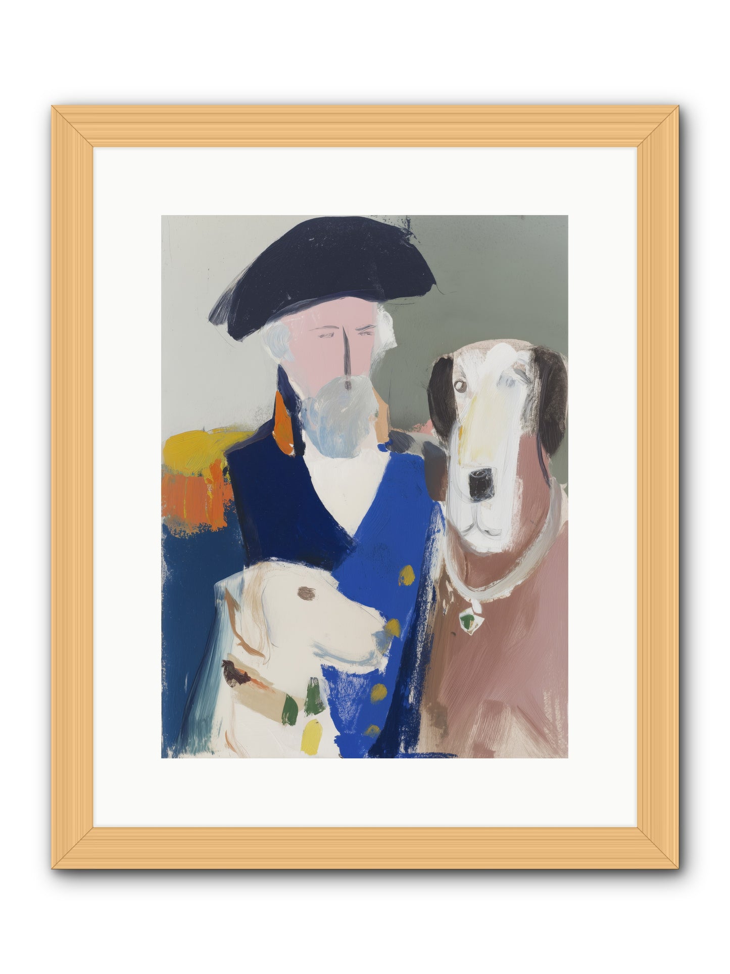 Tempest's Heart -- Framed Print - Natural 12x16