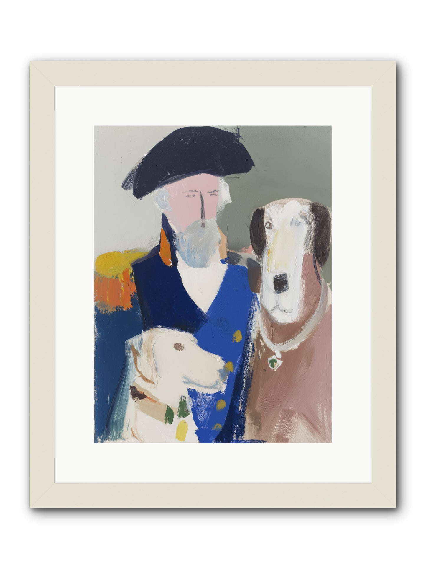 Tempest's Heart -- Framed Print - White 12x16