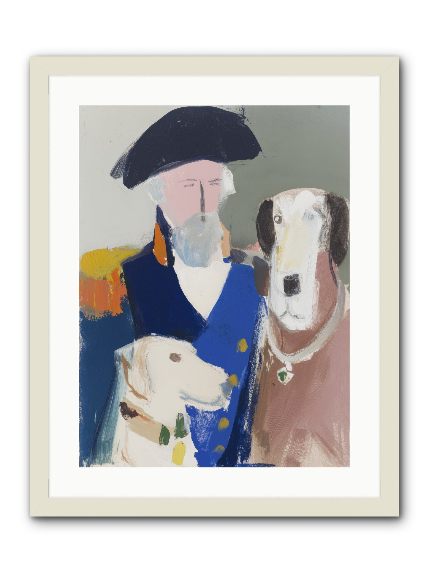 Tempest's Heart -- Framed Print - White 18x24