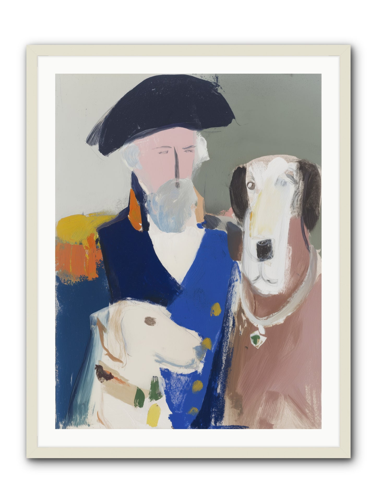 Tempest's Heart -- Framed Print - White 30x40