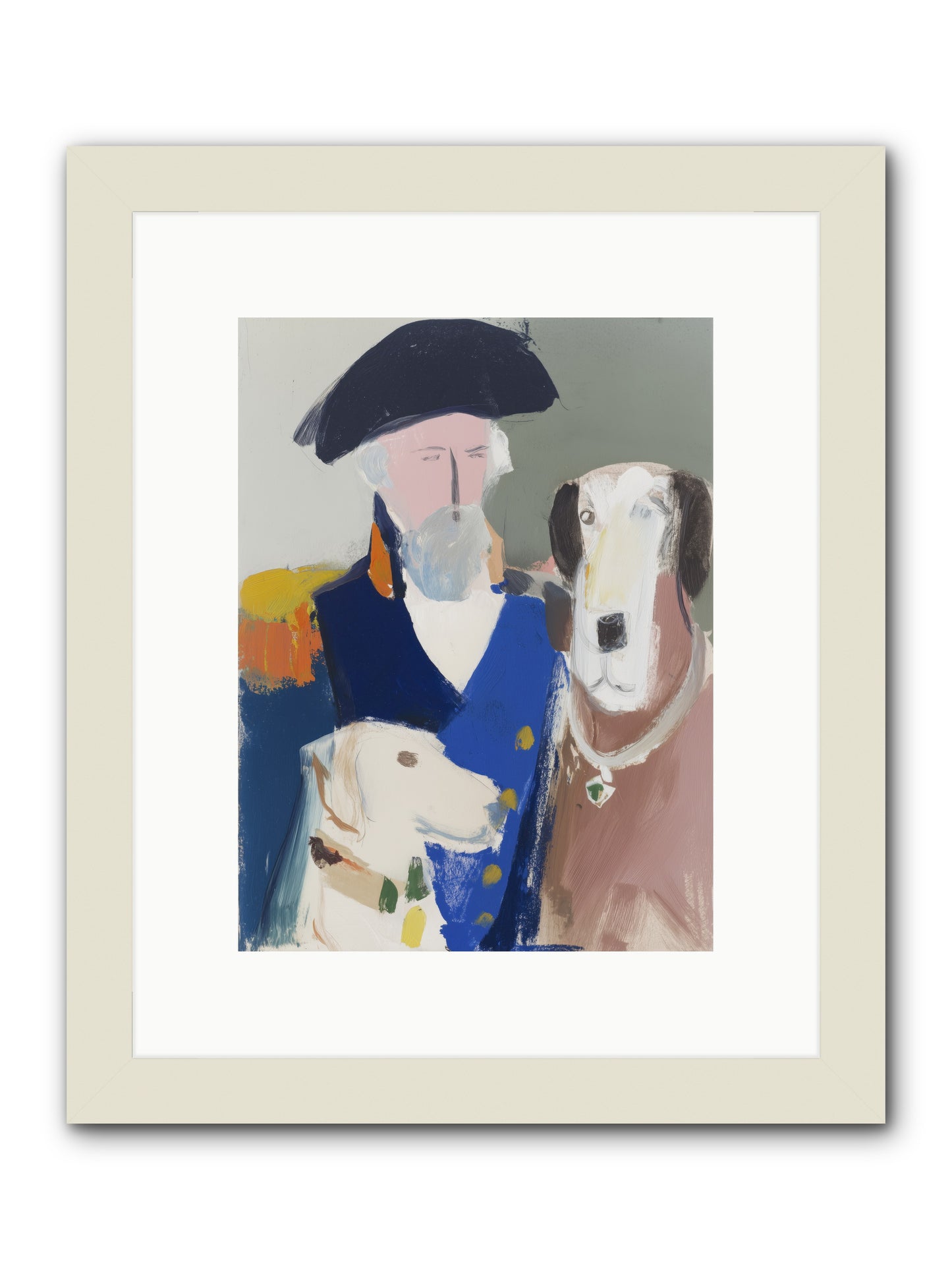 Tempest's Heart -- Framed Print - White 9x12
