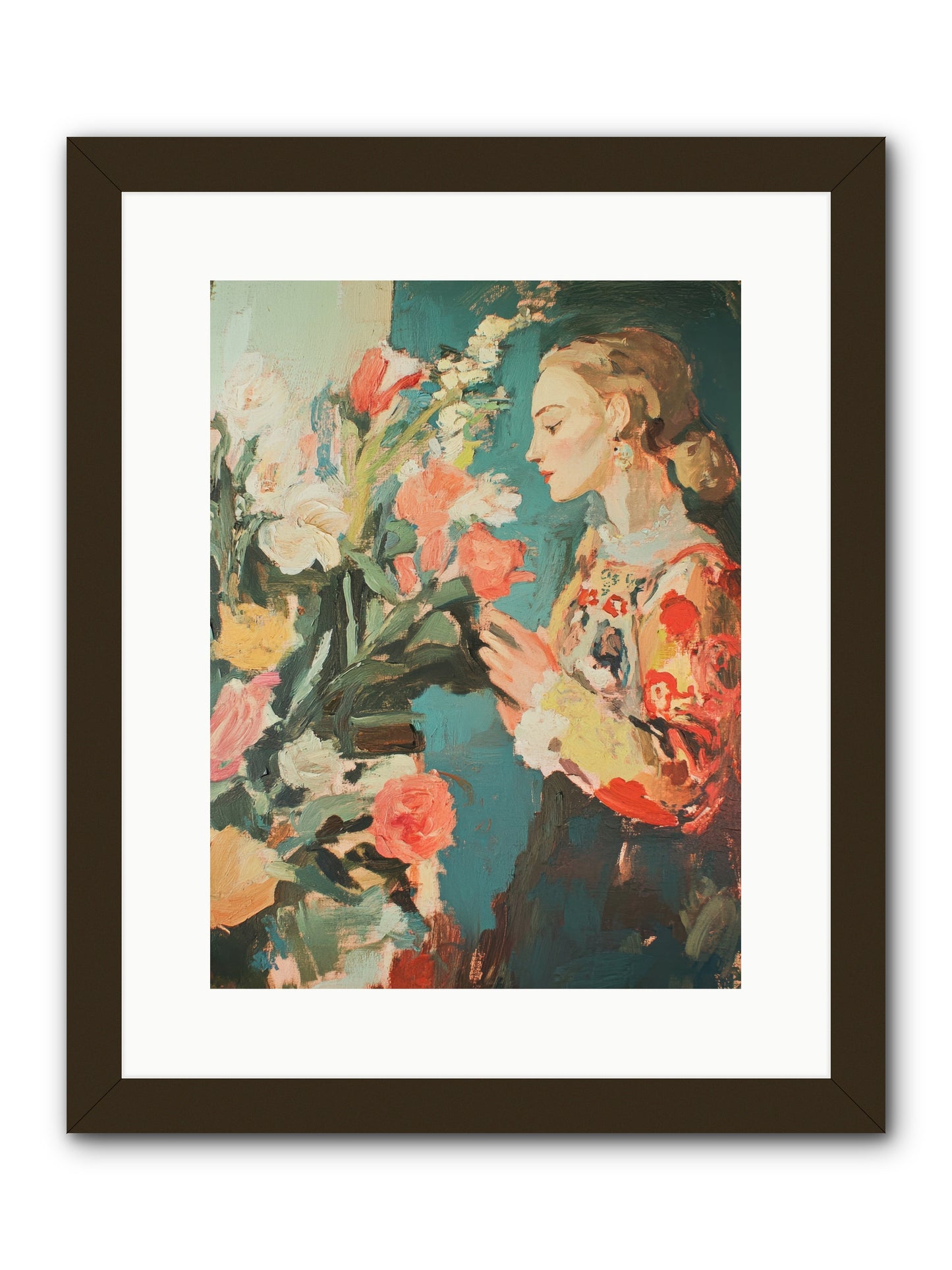 Temporal Reflections -- Framed Print - Black 12x16