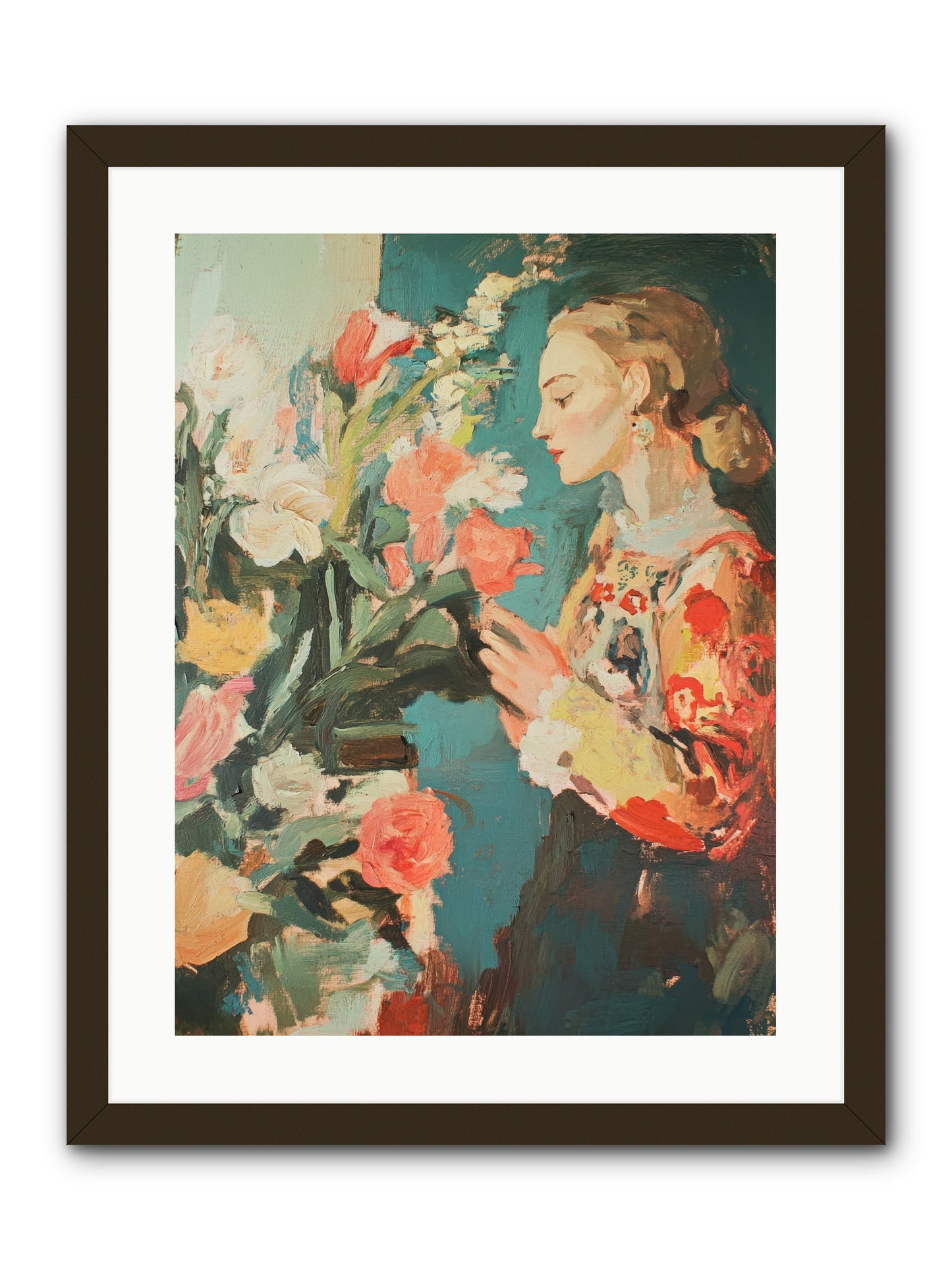 Temporal Reflections -- Framed Print - Black 18x24