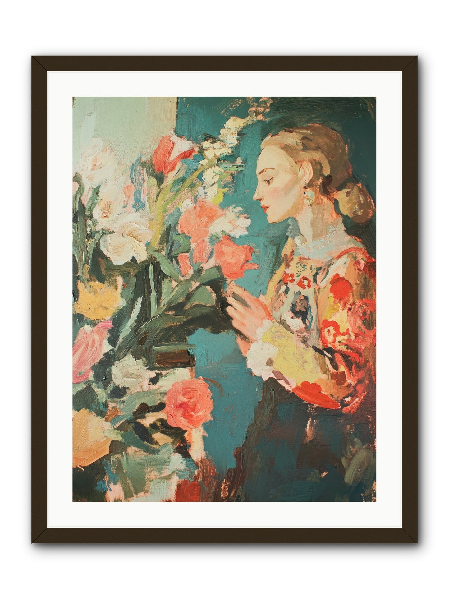 Temporal Reflections -- Framed Print - Black 24x32
