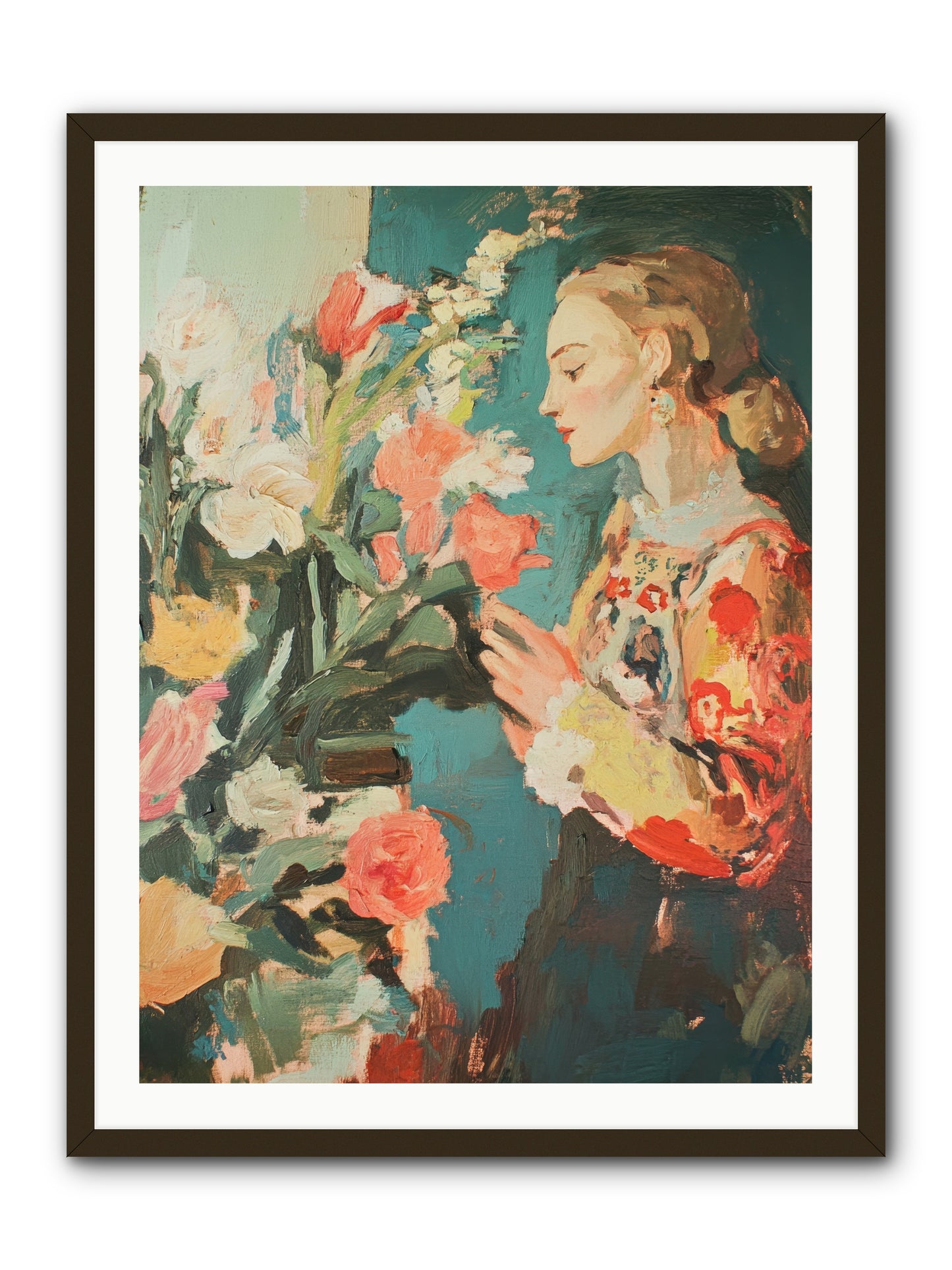 Temporal Reflections -- Framed Print - Black 30x40