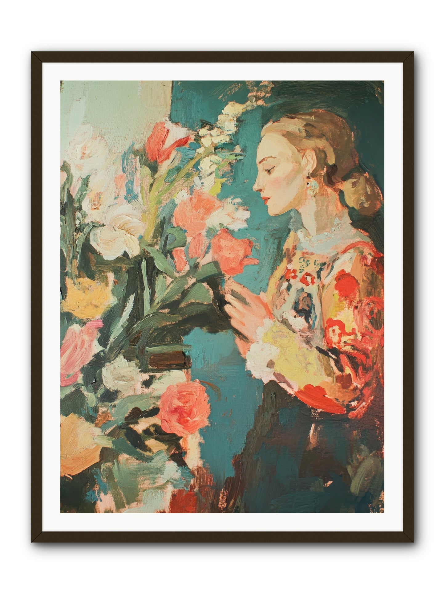Temporal Reflections -- Framed Print - Black 36x48