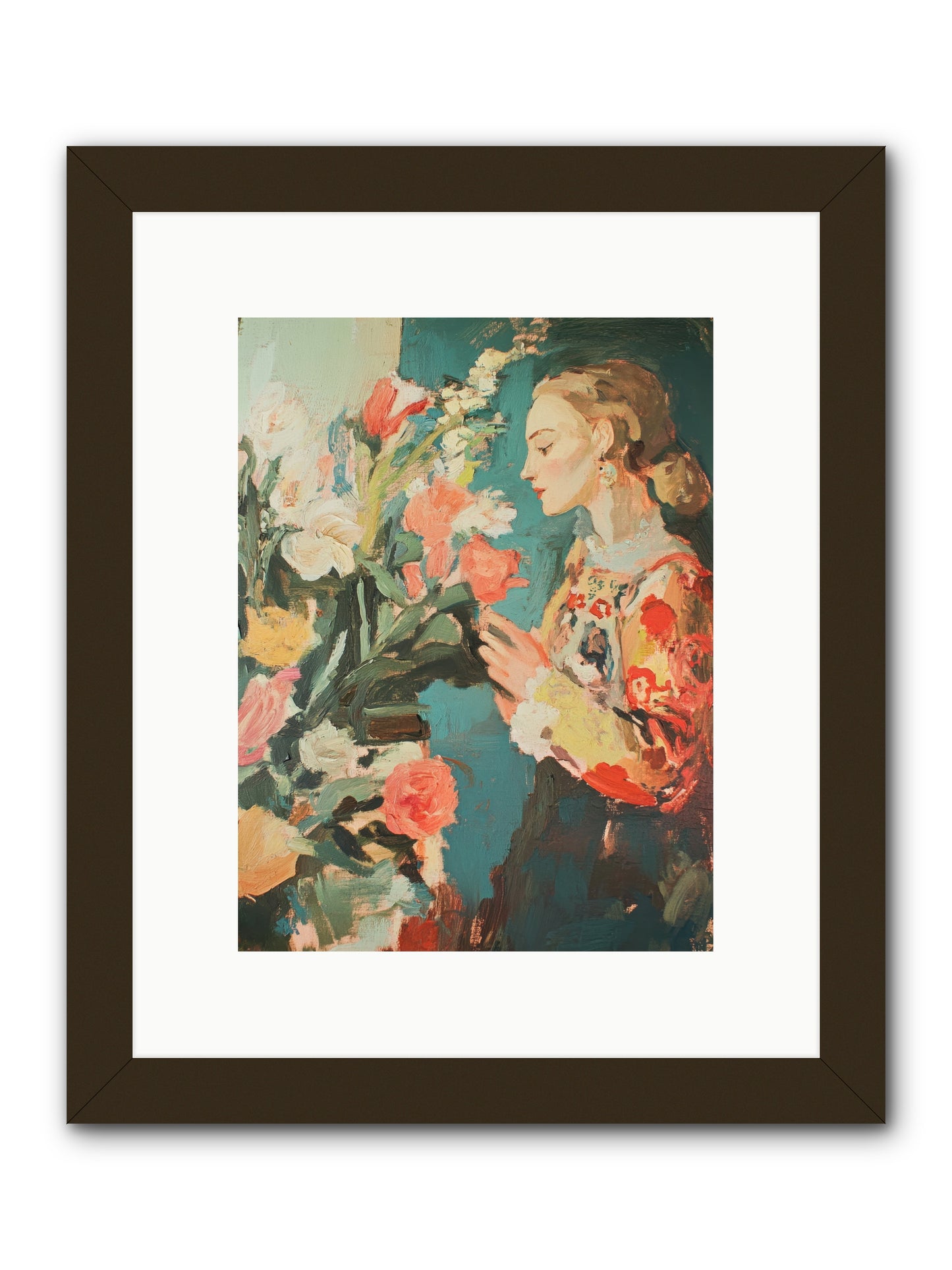 Temporal Reflections -- Framed Print - Black 9x12