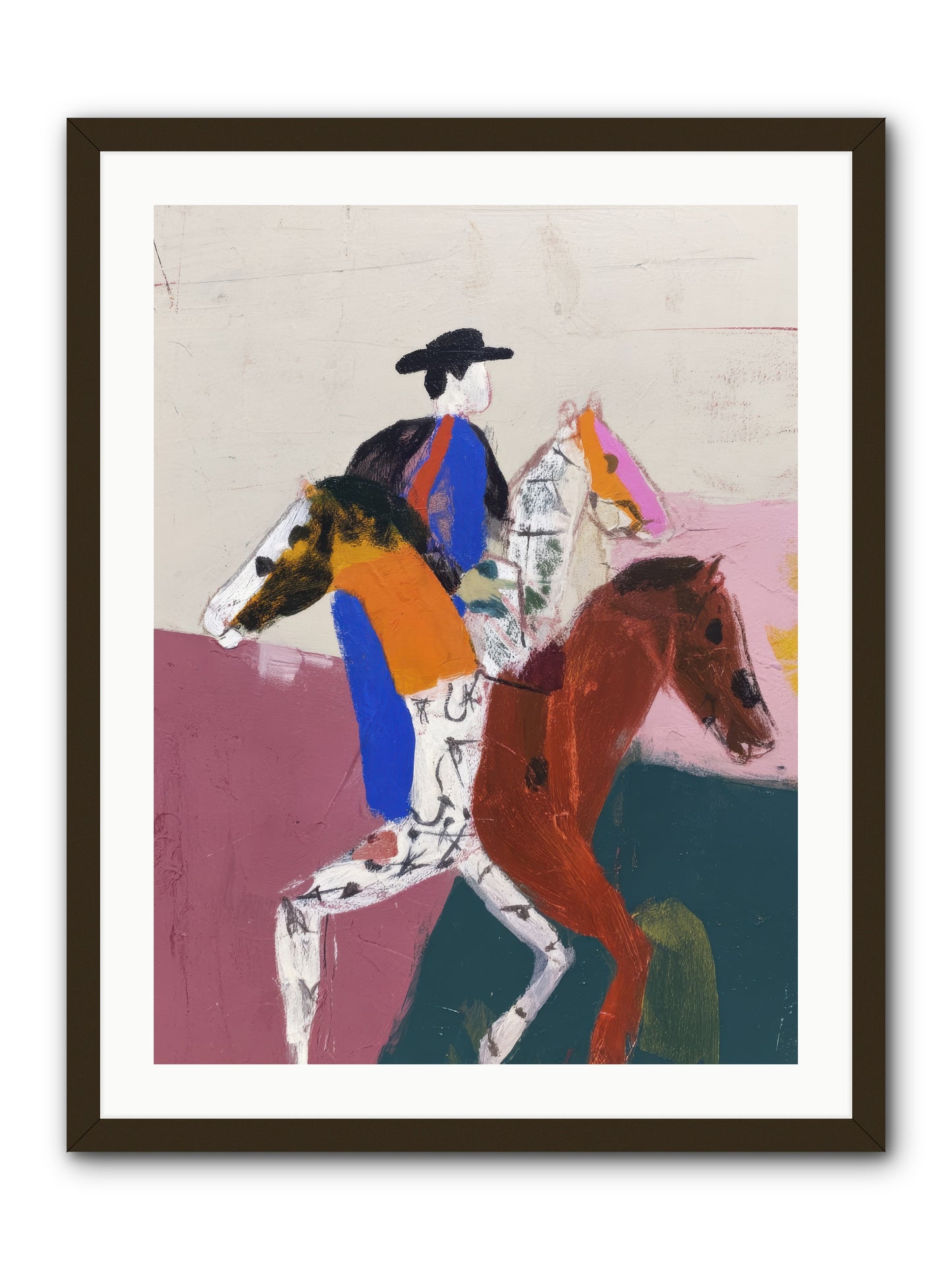 Temporal shift -- Framed Print - Black 24x32