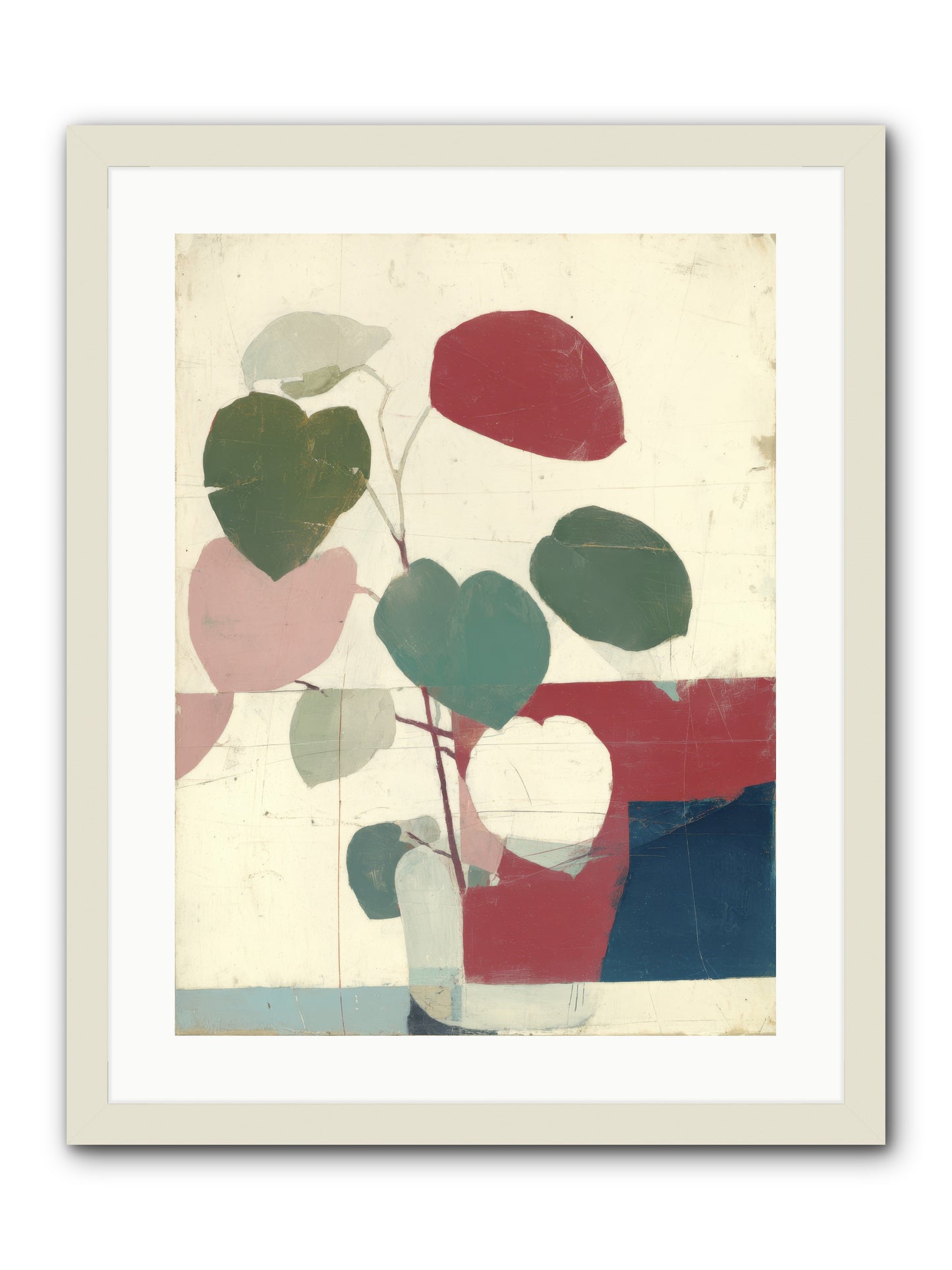 Tender Void -- Framed Print - White 18x24