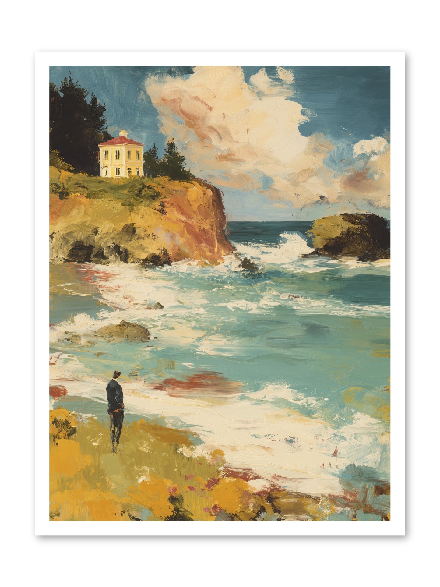 Terraced Splendor -- Loose Canvas Print 24x32