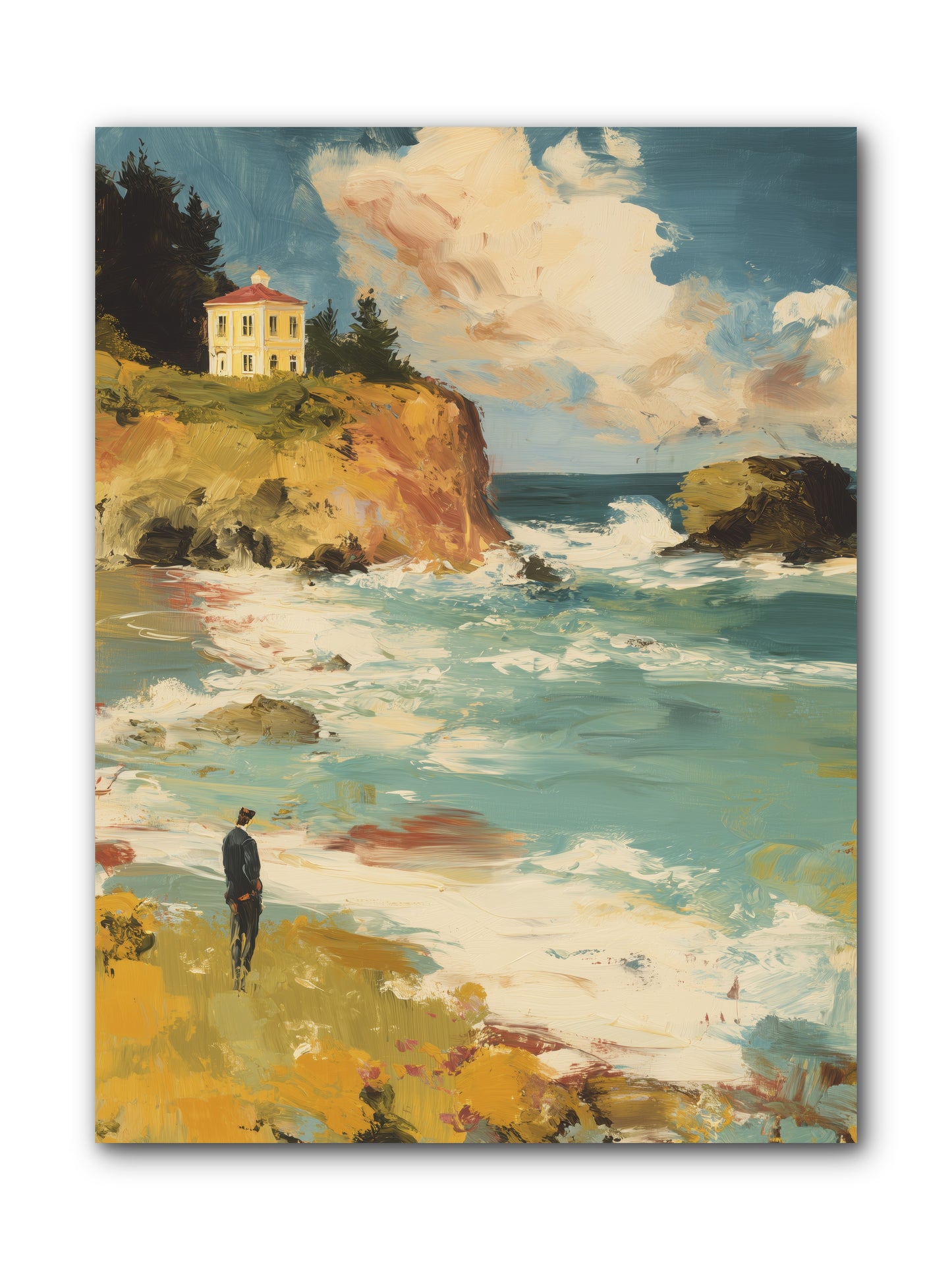 Terraced Splendor -- Wrapped Canvas 9x12