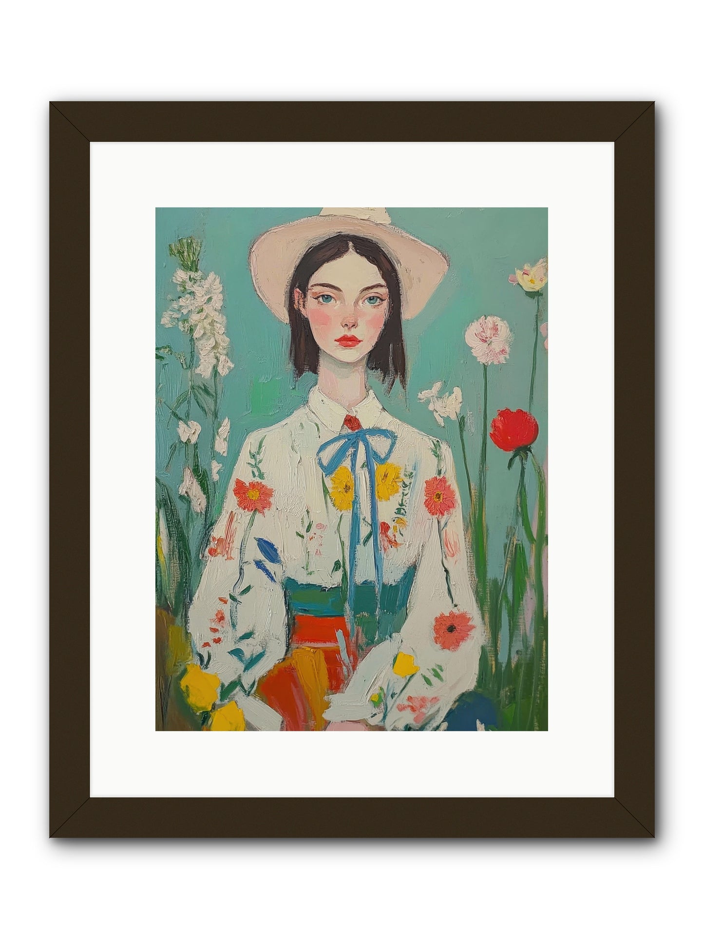 Terracotta Wind -- Framed Print - Black 12x16