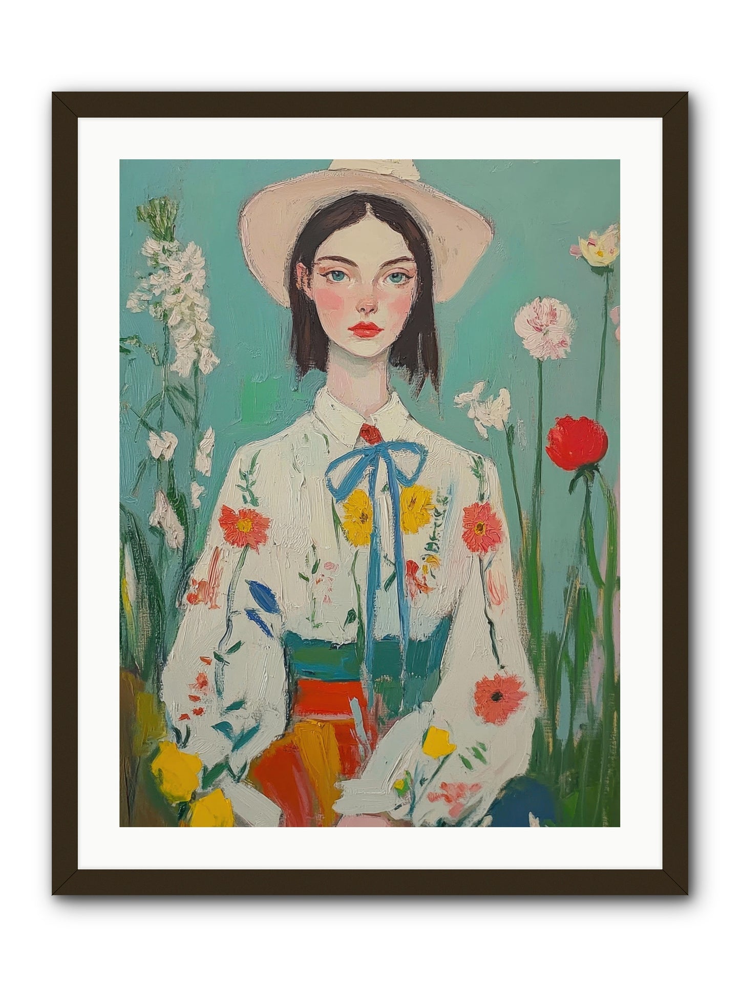 Terracotta Wind -- Framed Print - Black 24x32