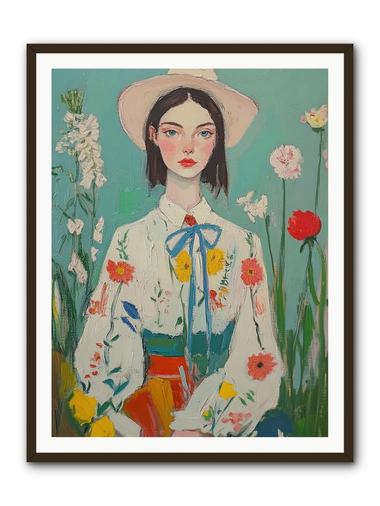 Terracotta Wind -- Framed Print - Black 36x48