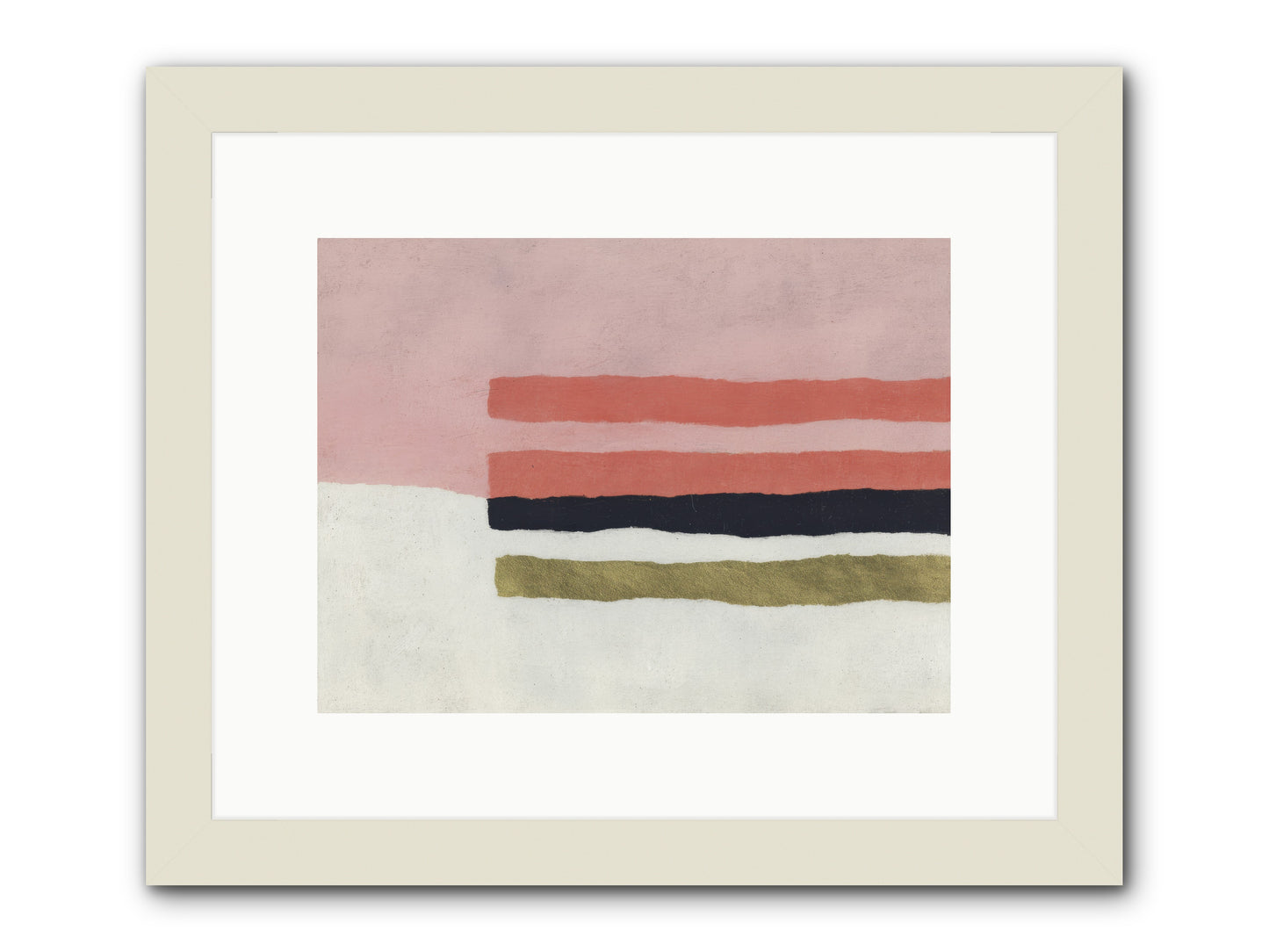 Tether -- Framed Print - White 12x9