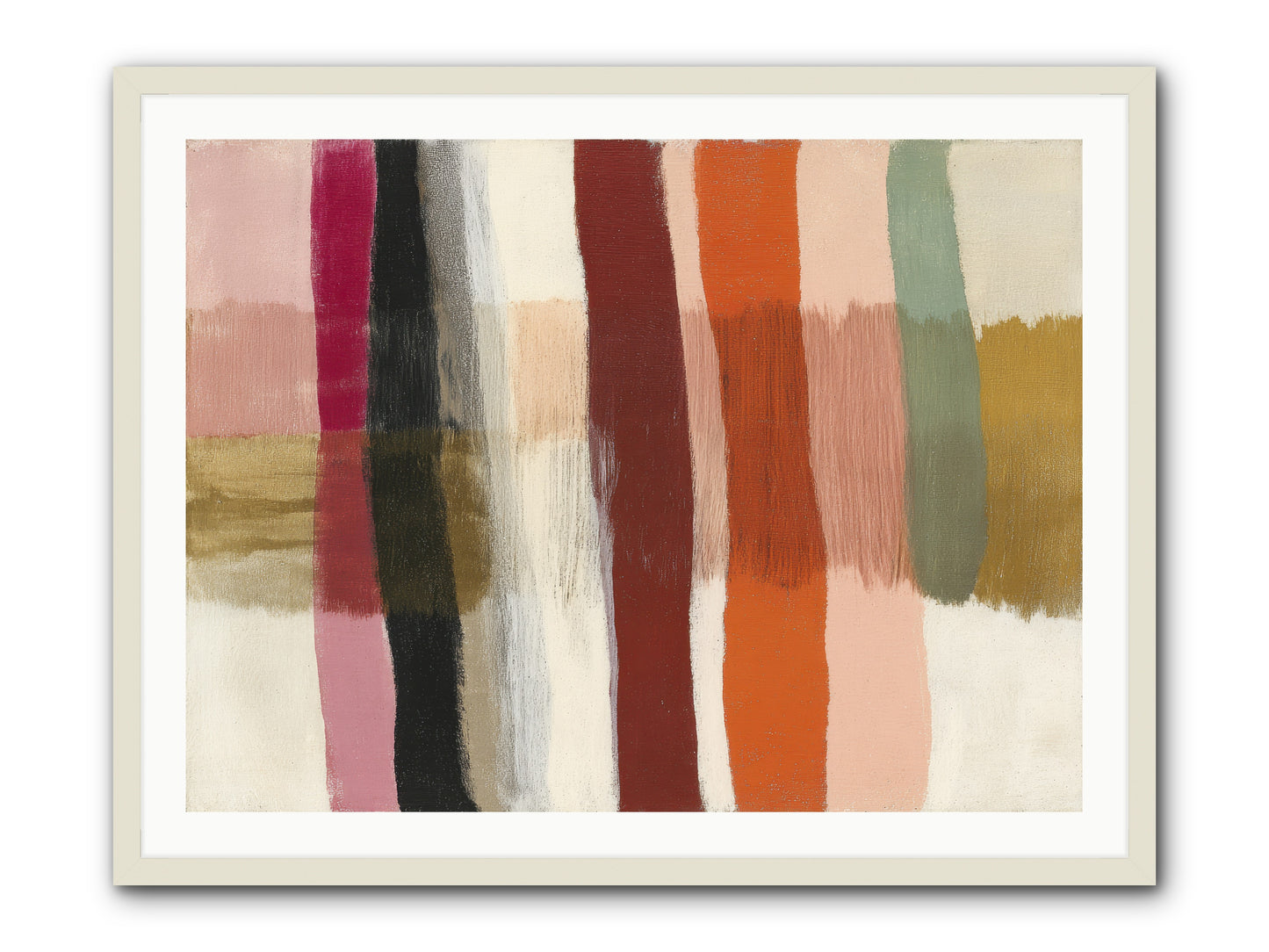Tether No.3 -- Framed Print - White 40x30