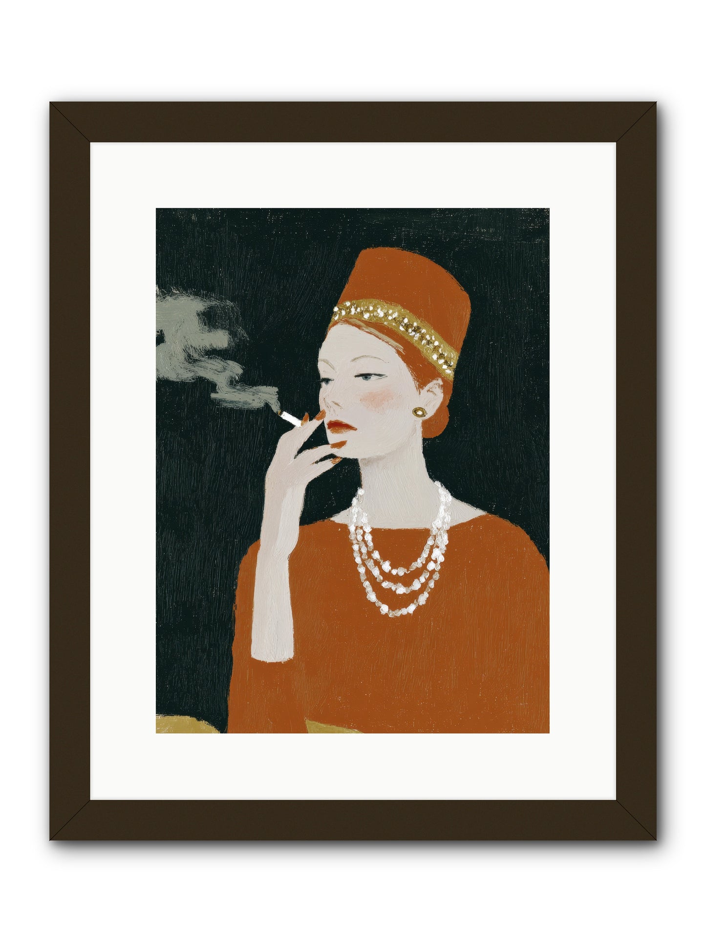 The Abundance She Commanded -- Framed Print - Black 12x16