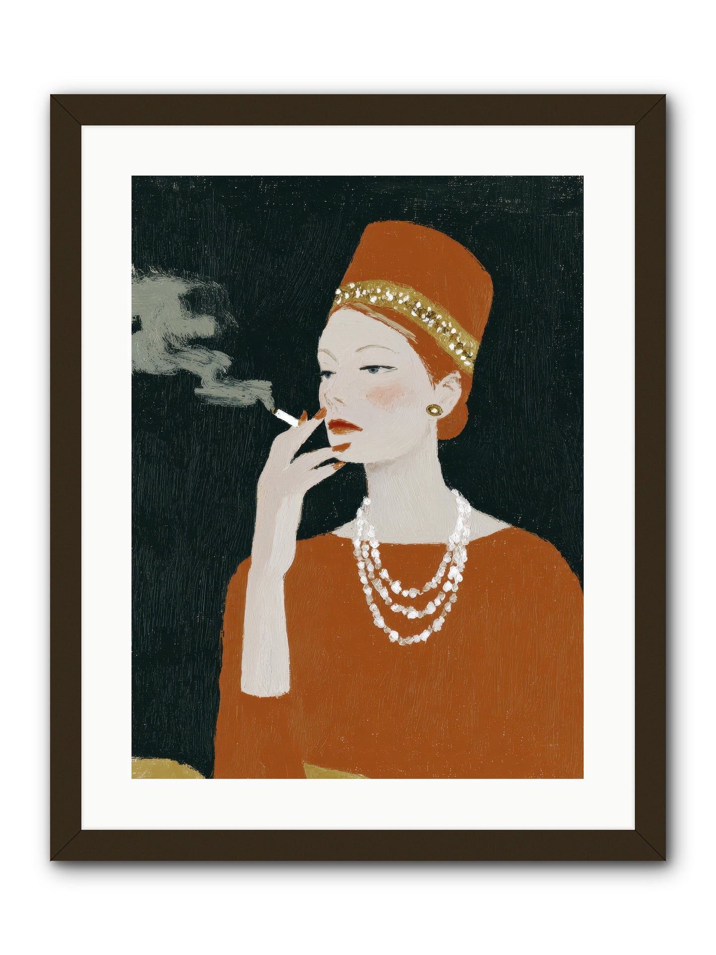 The Abundance She Commanded -- Framed Print - Black 18x24
