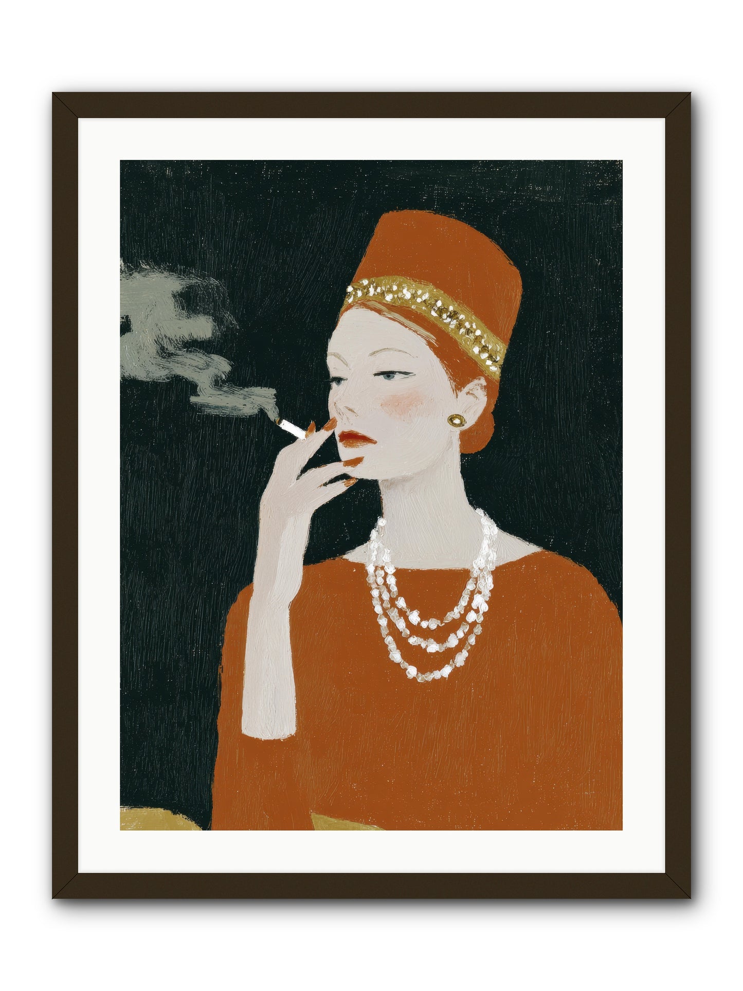 The Abundance She Commanded -- Framed Print - Black 24x32