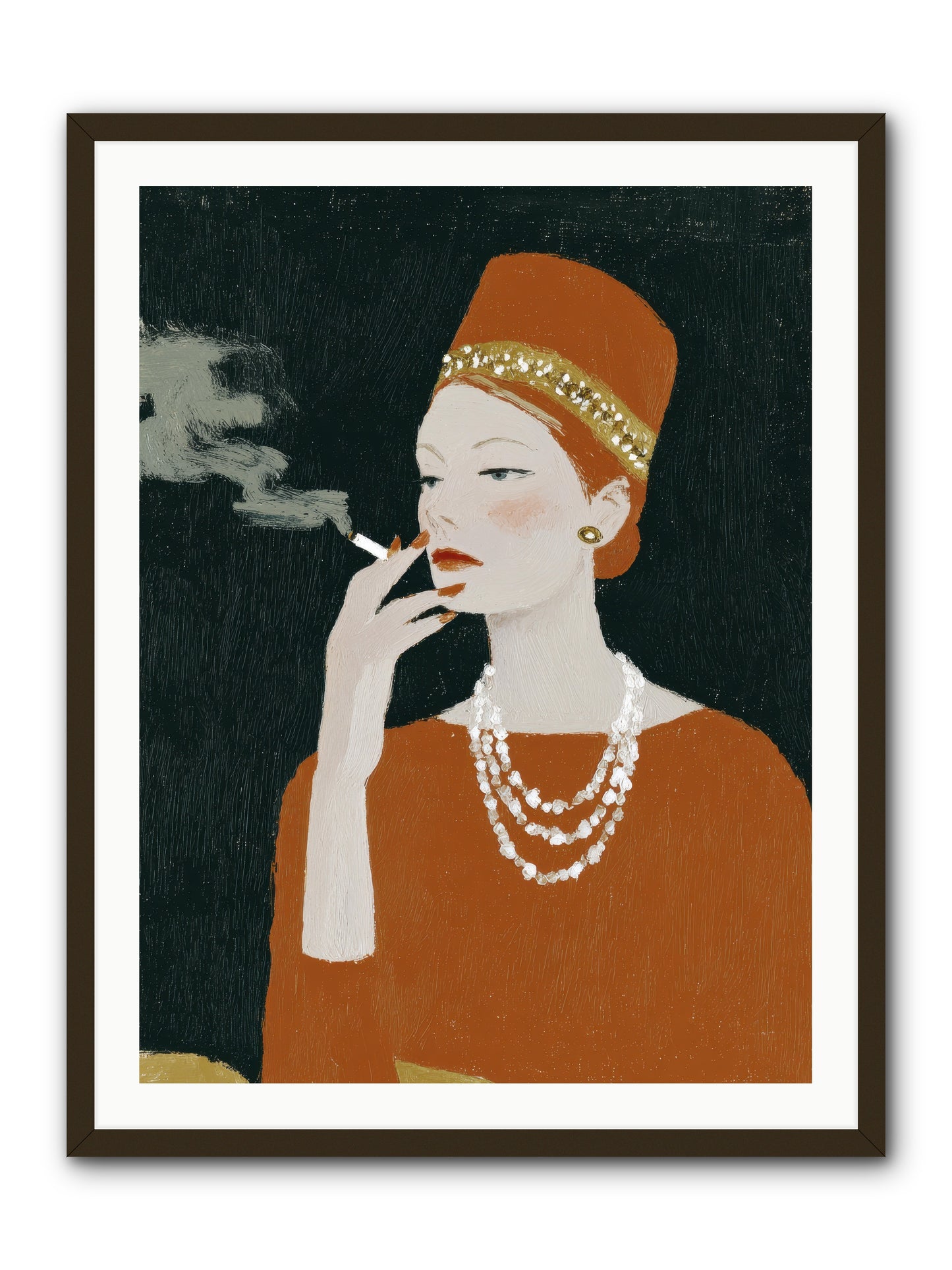 The Abundance She Commanded -- Framed Print - Black 30x40