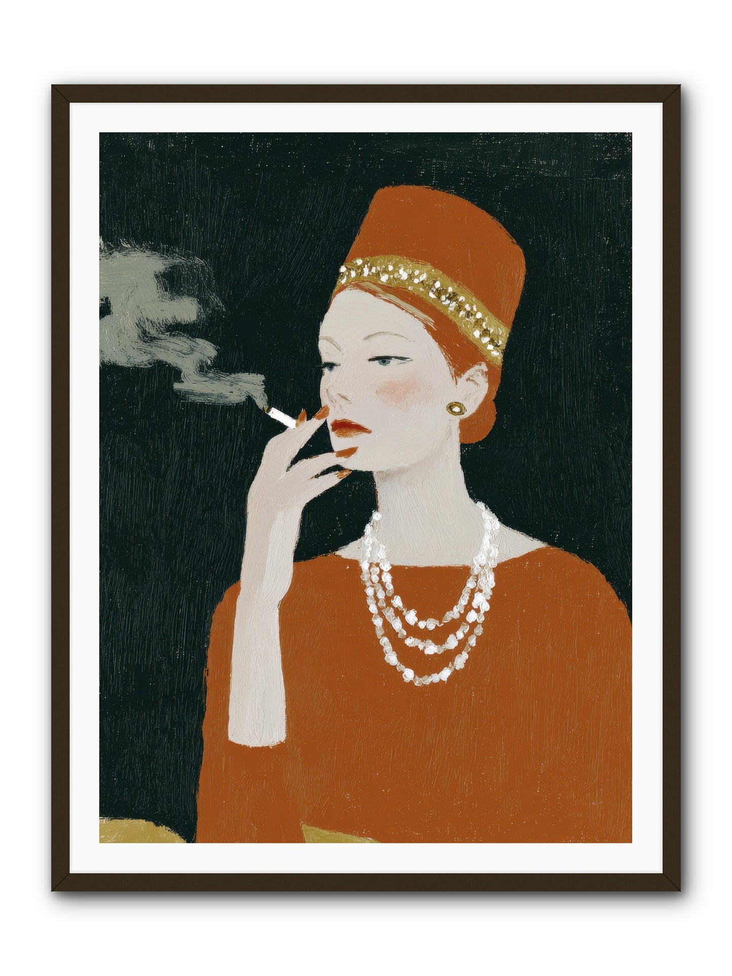 The Abundance She Commanded -- Framed Print - Black 36x48