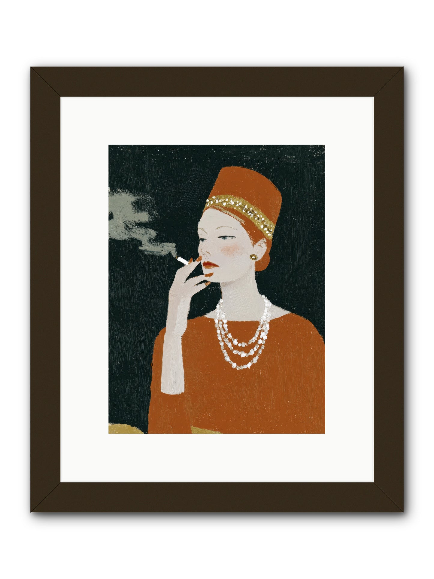 The Abundance She Commanded -- Framed Print - Black 9x12