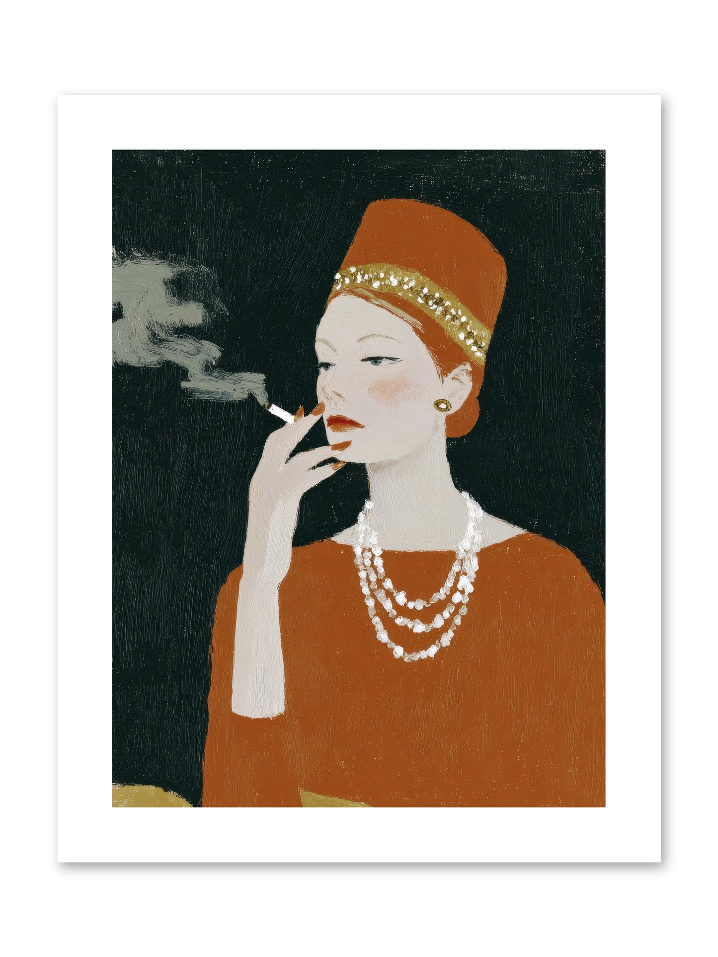 The Abundance She Commanded -- Loose Canvas Print 9x12