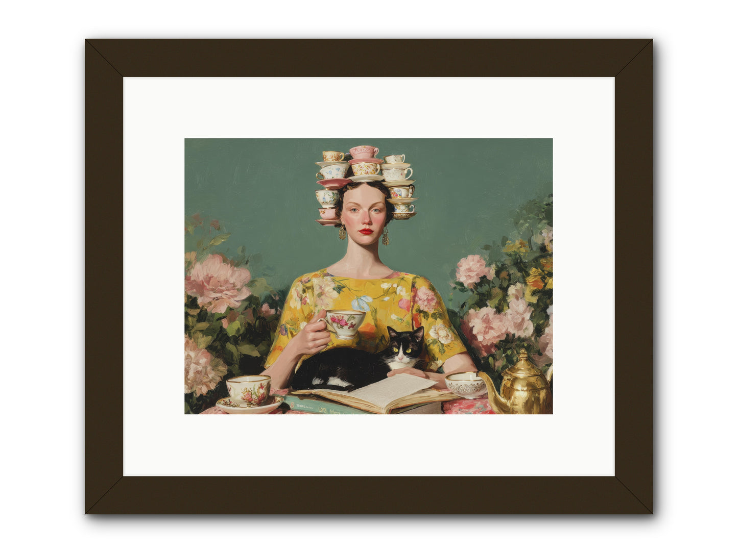 The Afternoon Empire -- Framed Print - Black 12x9