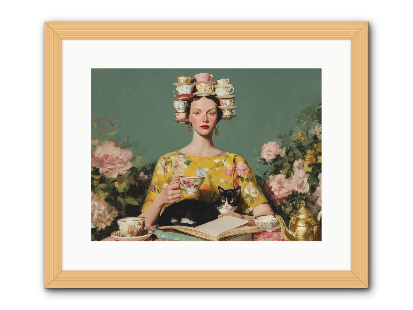 The Afternoon Empire -- Framed Print - Natural 16x12