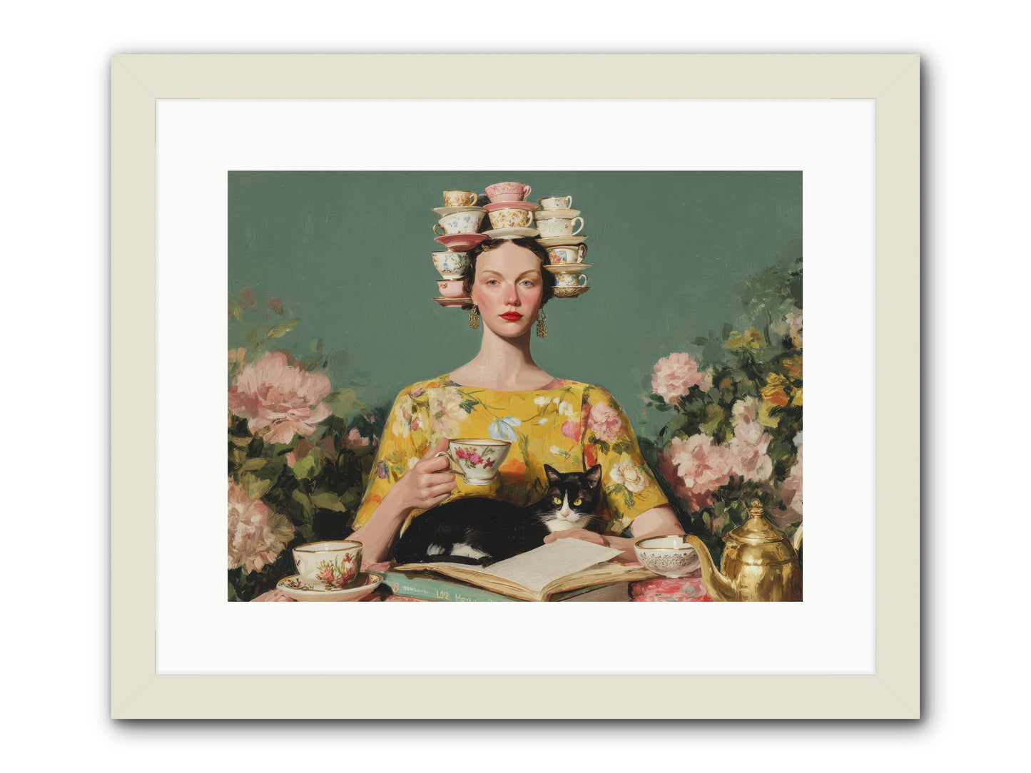 The Afternoon Empire -- Framed Print - White 16x12