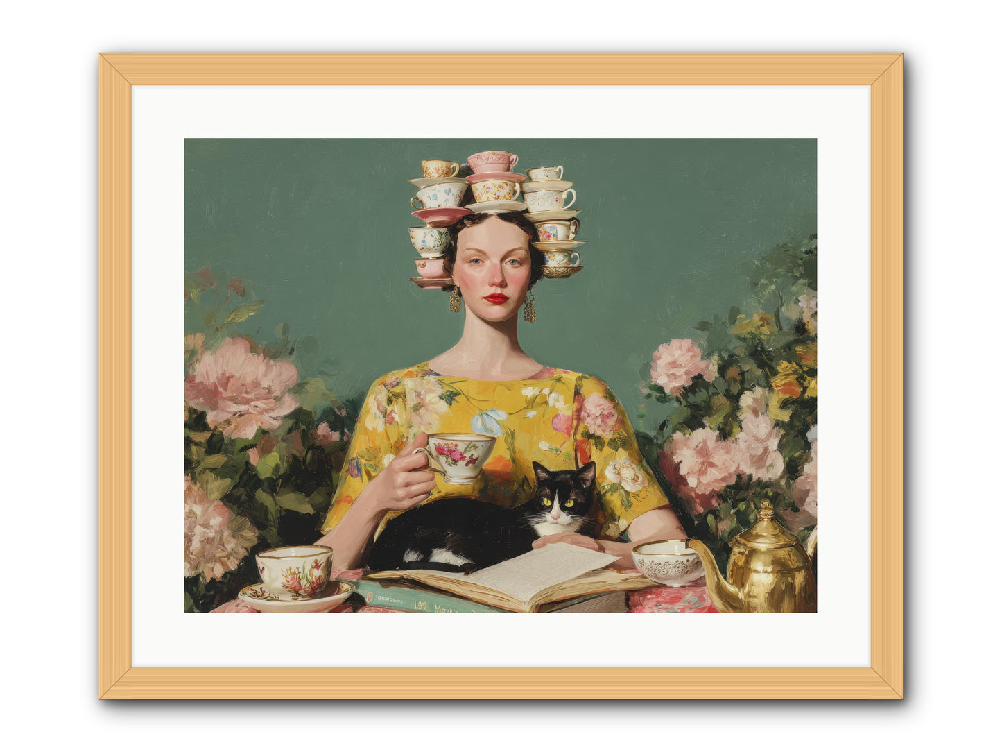 The Afternoon Empire -- Framed Print - Natural 24x18