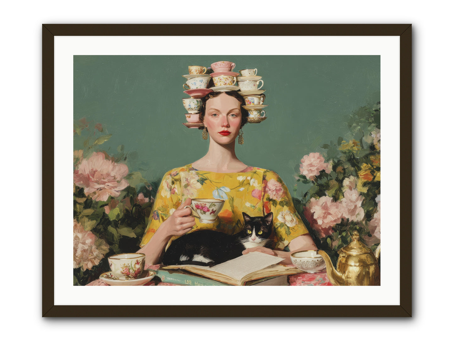 The Afternoon Empire -- Framed Print - Black 32x24