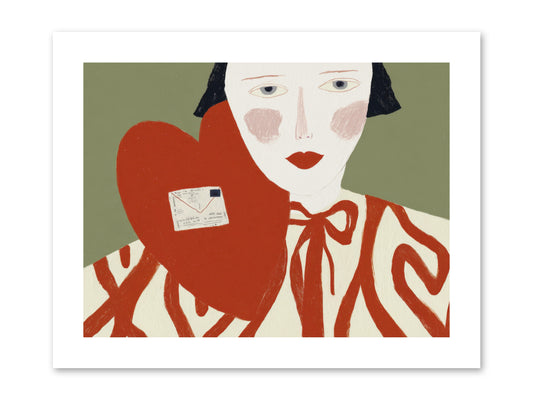 The Afternoon Love Declared Itself -- Paper Print 12x9