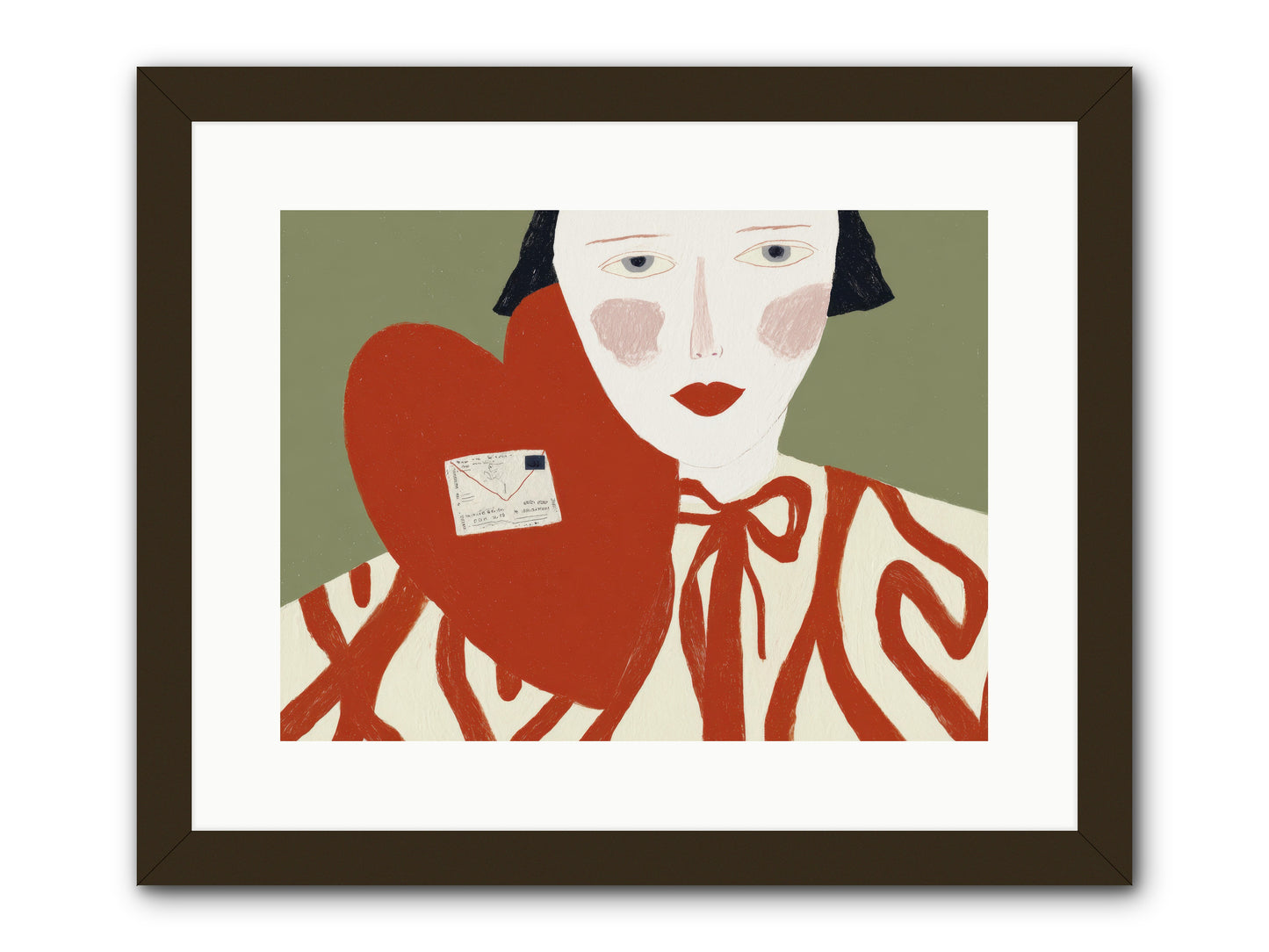The Afternoon Love Declared Itself -- Framed Print - Black 16x12