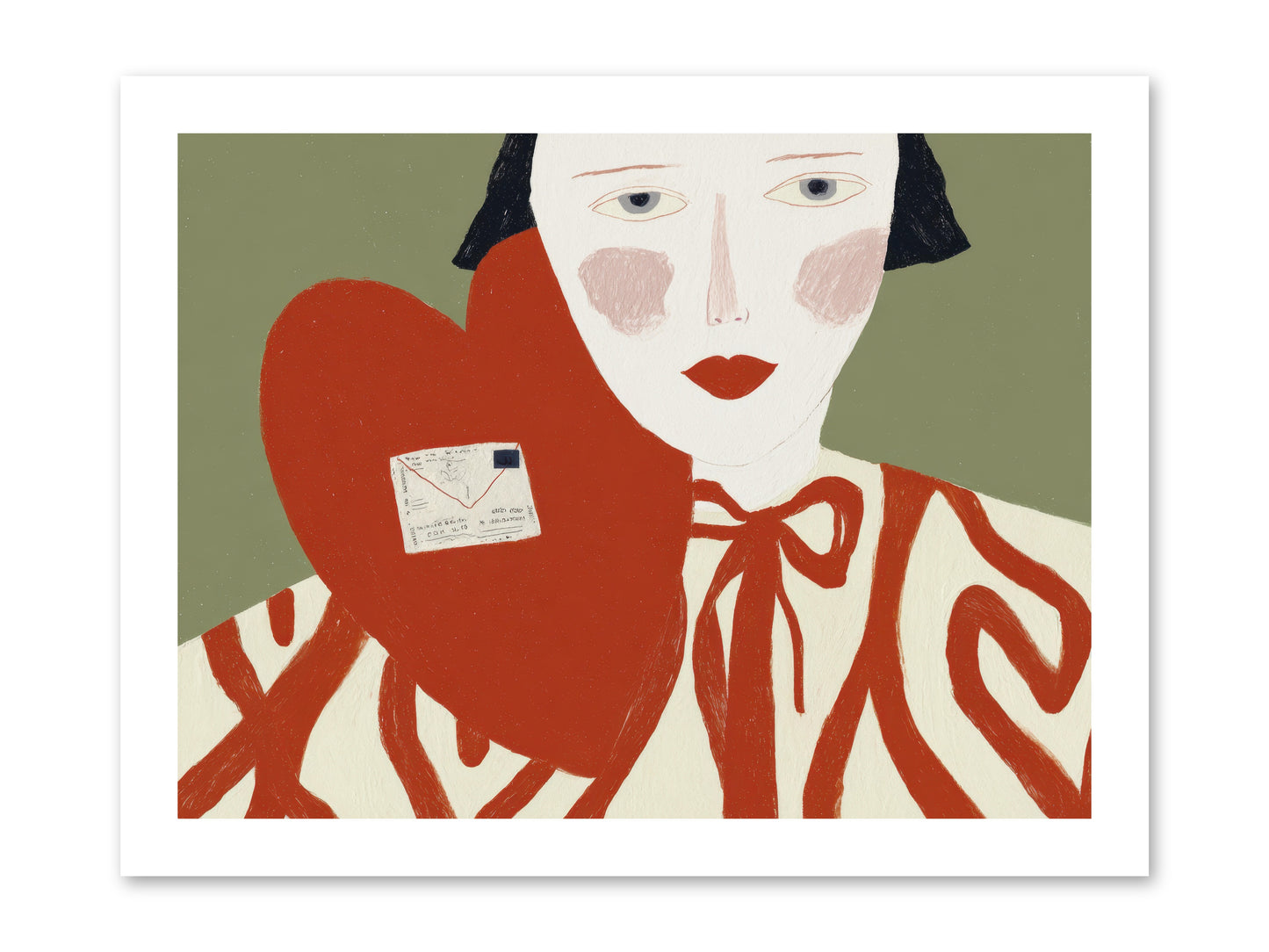 The Afternoon Love Declared Itself -- Paper Print 16x12