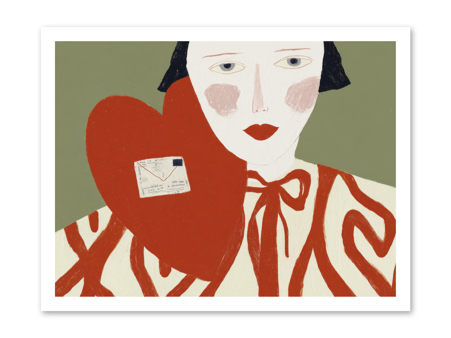 The Afternoon Love Declared Itself -- Loose Canvas Print 24x18