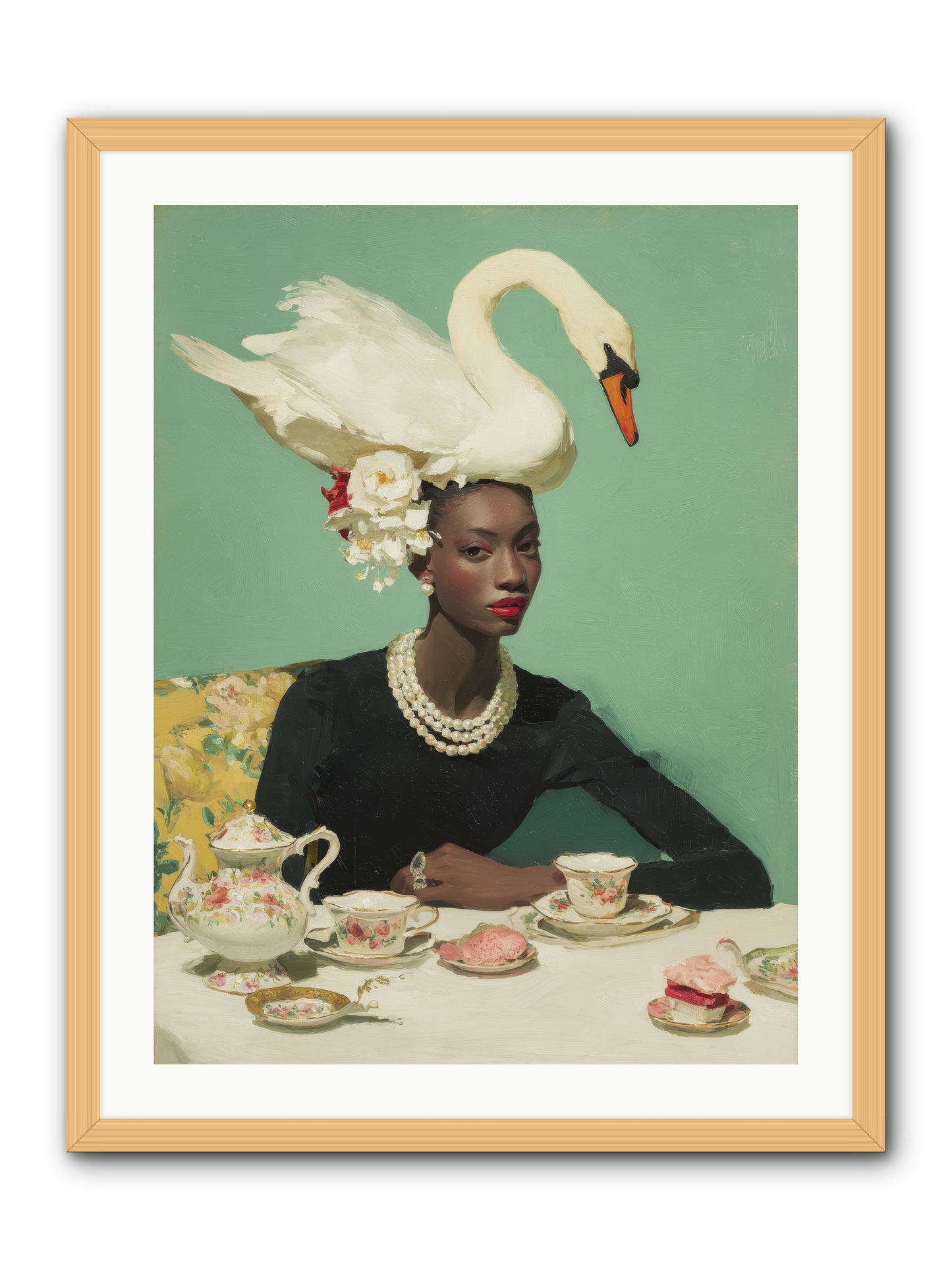 The Afternoon Rebellion -- Framed Print - Natural 24x32