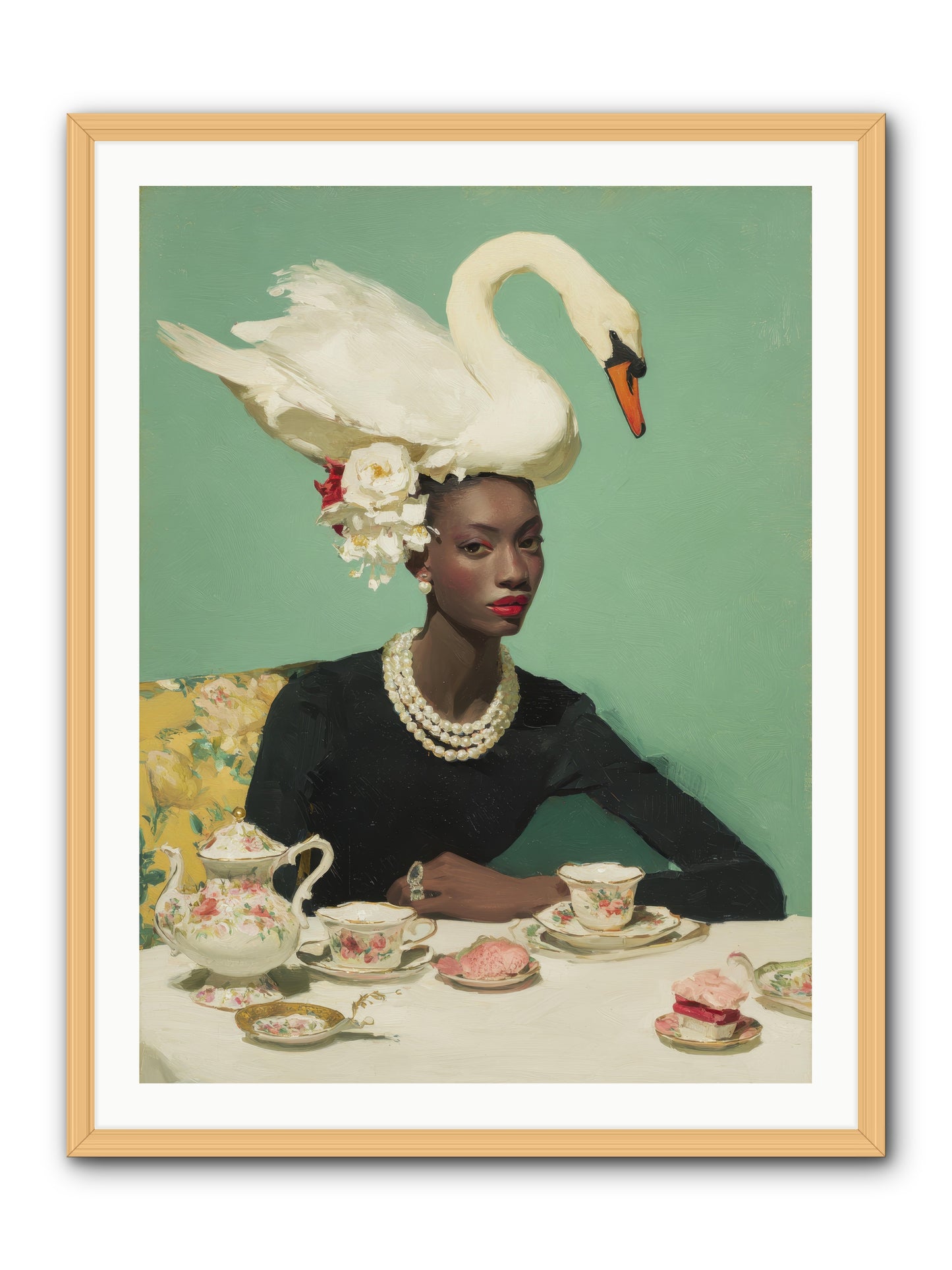 The Afternoon Rebellion -- Framed Print - Natural 30x40
