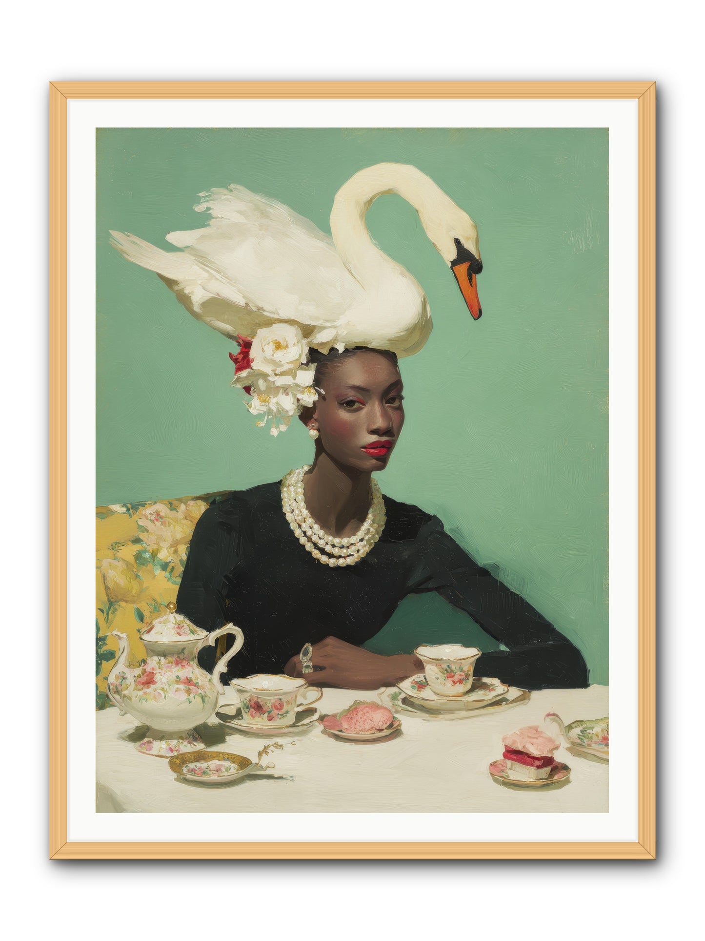 The Afternoon Rebellion -- Framed Print - Natural 36x48