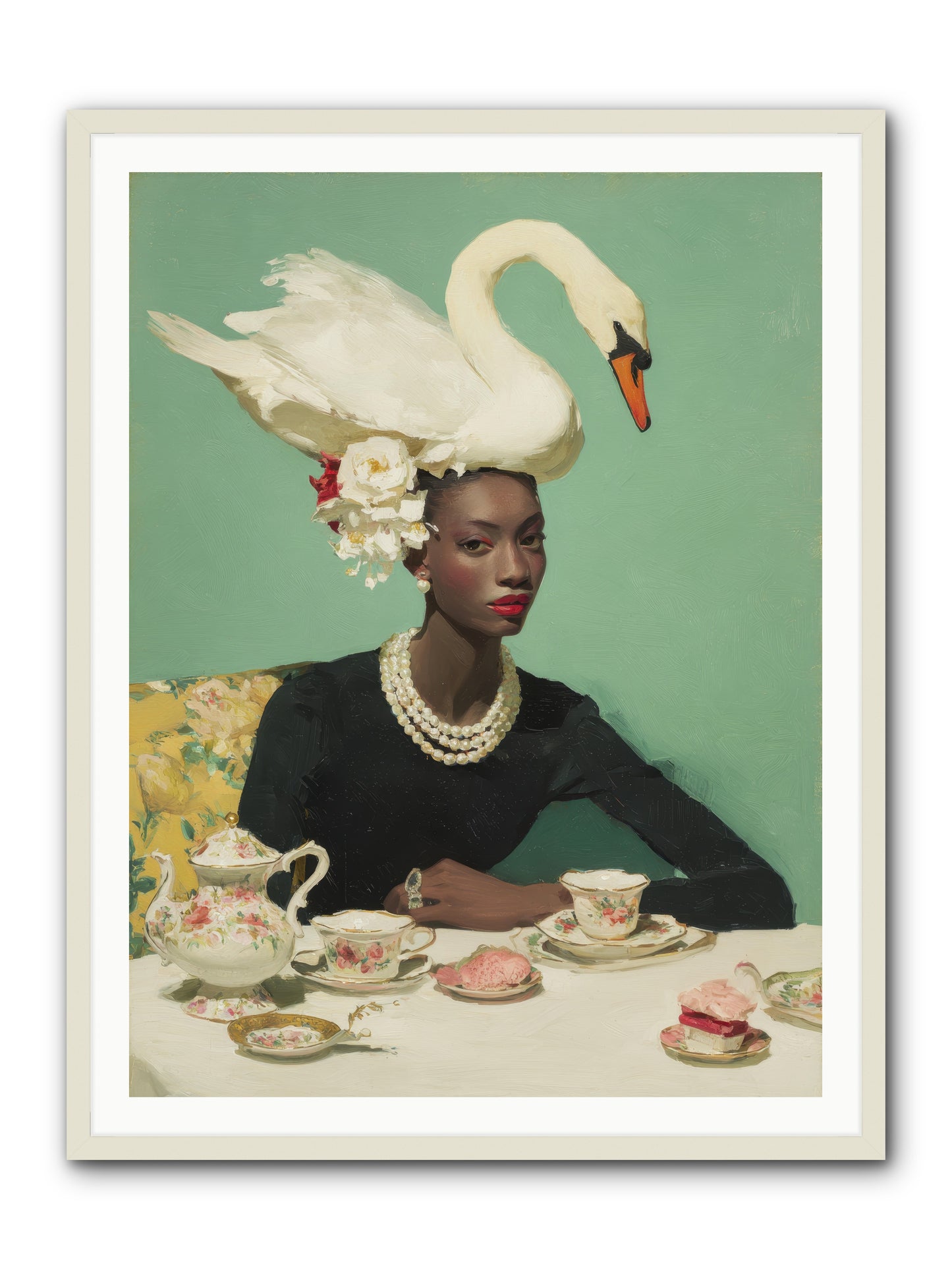 The Afternoon Rebellion -- Framed Print - White 36x48