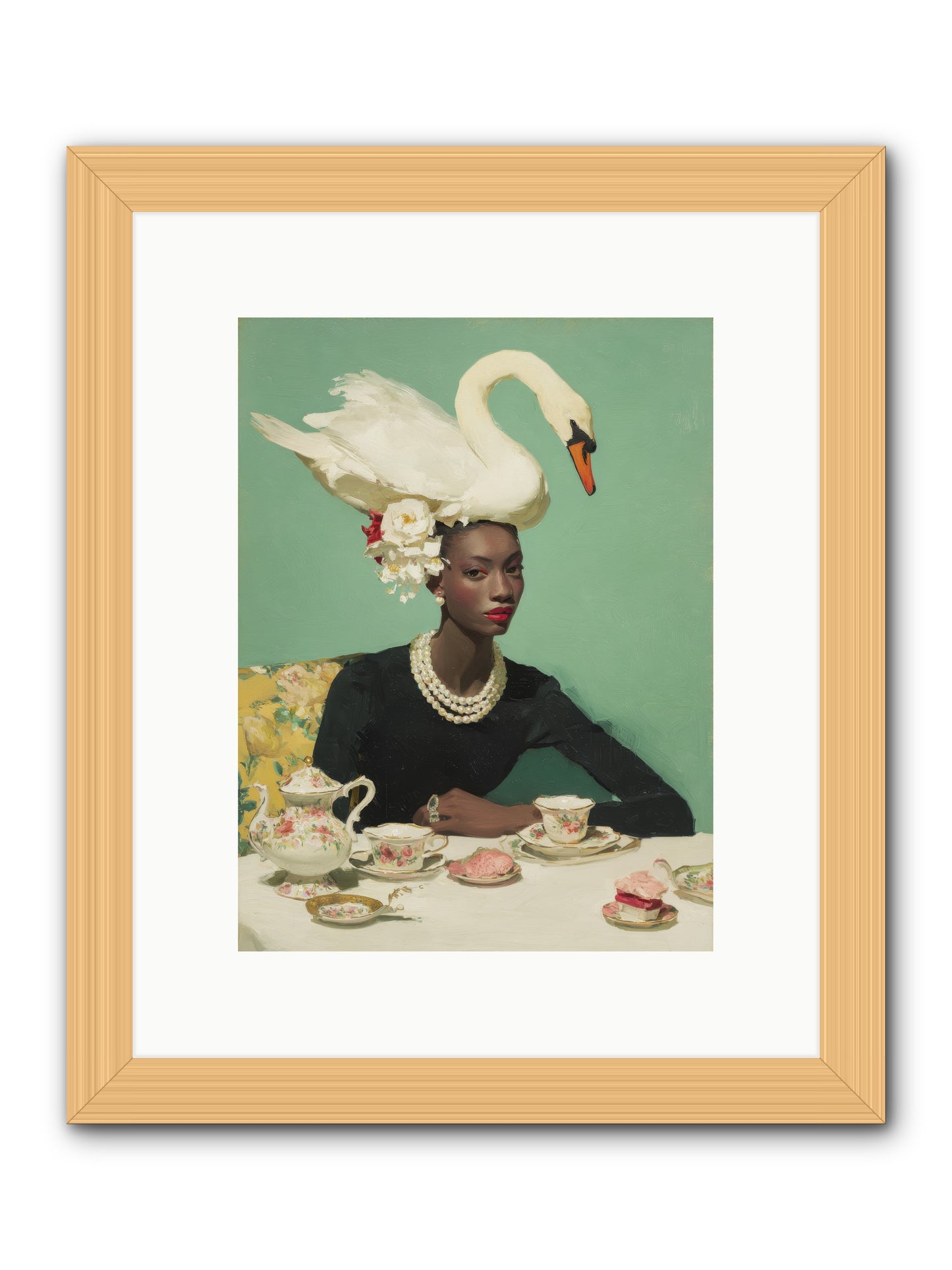 The Afternoon Rebellion -- Framed Print - Natural 9x12