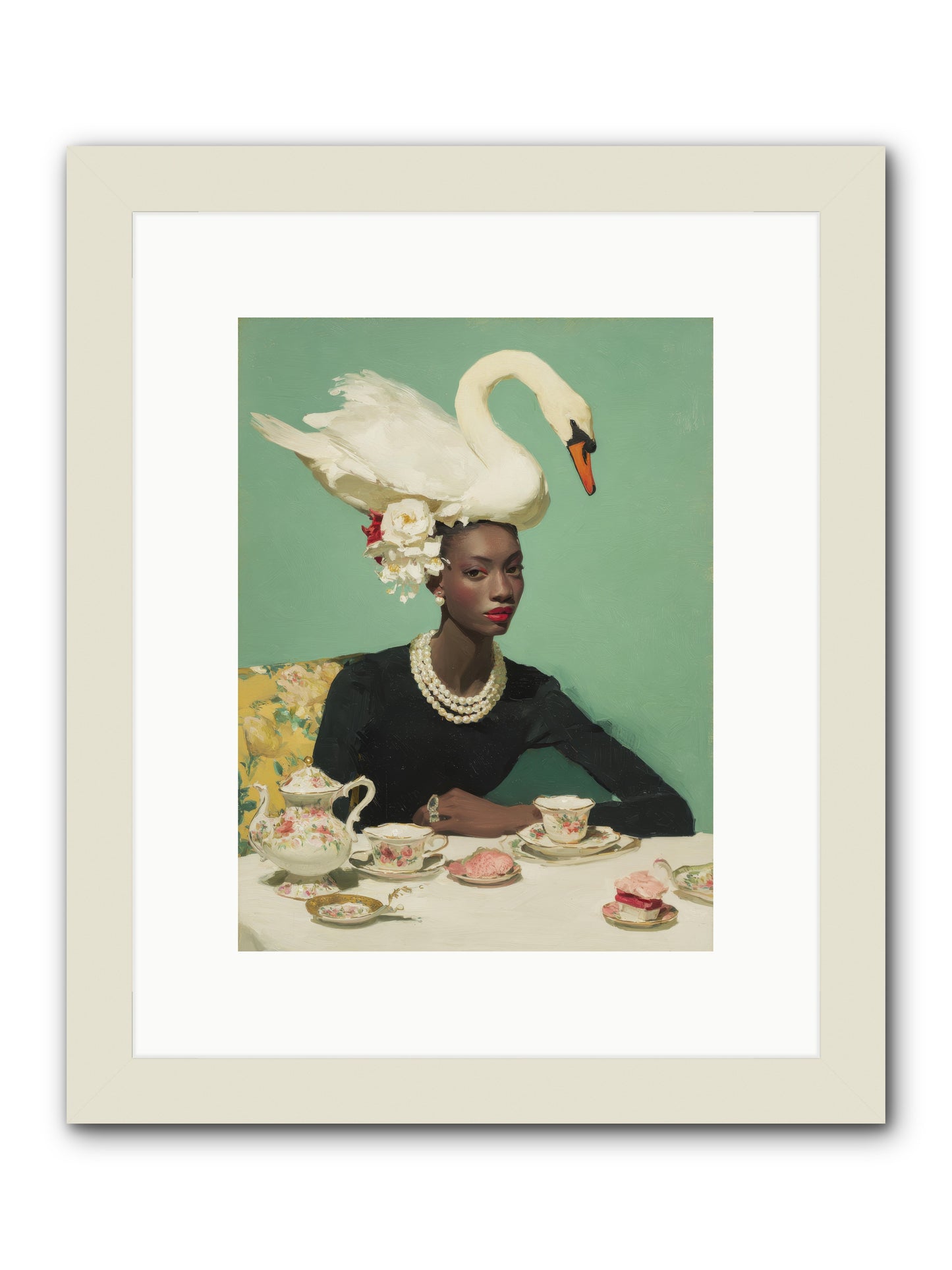 The Afternoon Rebellion -- Framed Print - White 9x12