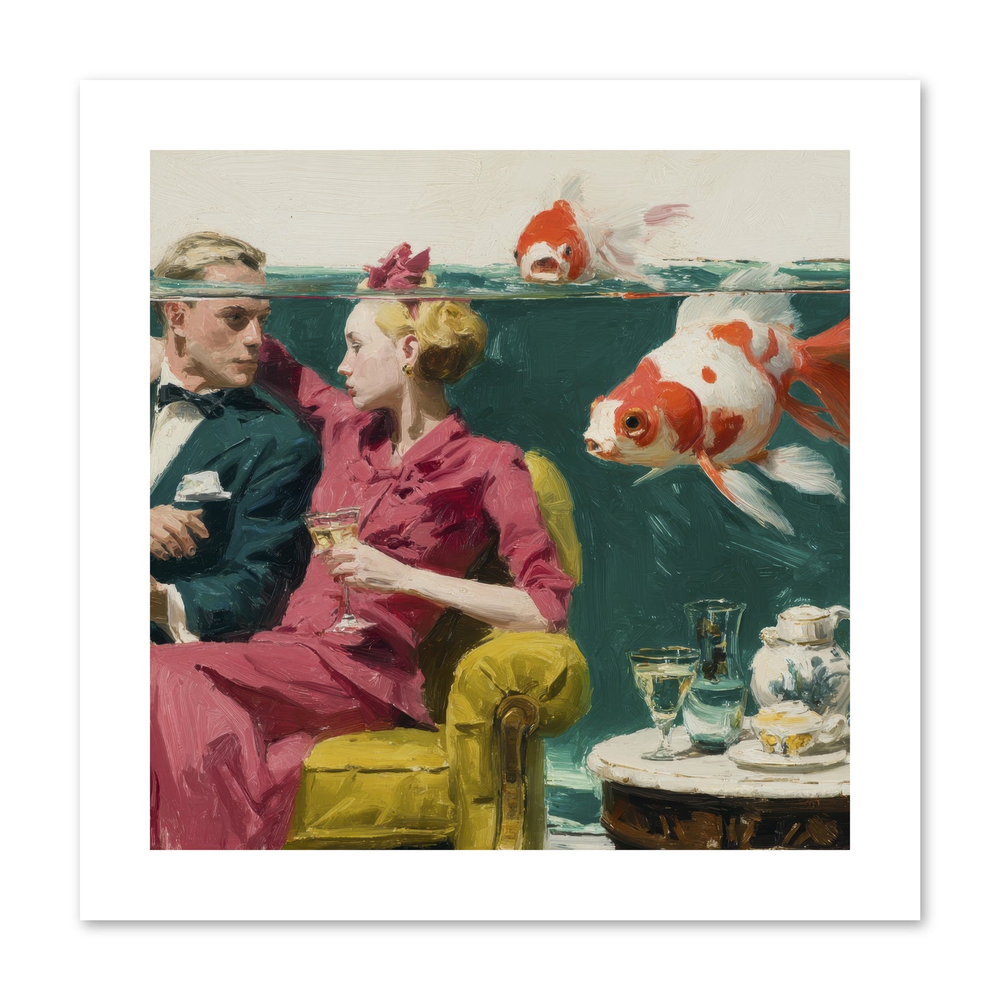 The Afternoon Revision -- Paper Print 10x10