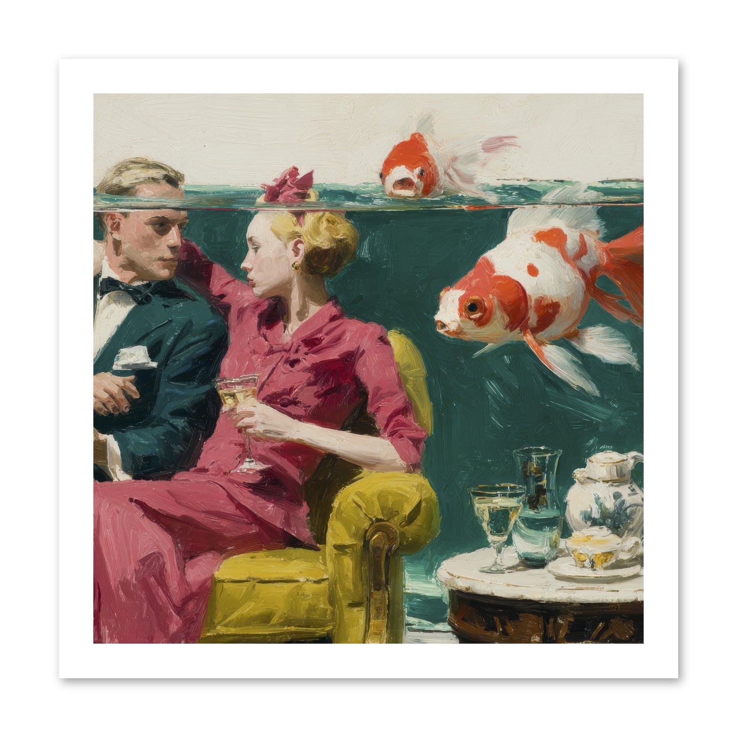 The Afternoon Revision -- Paper Print 16x16