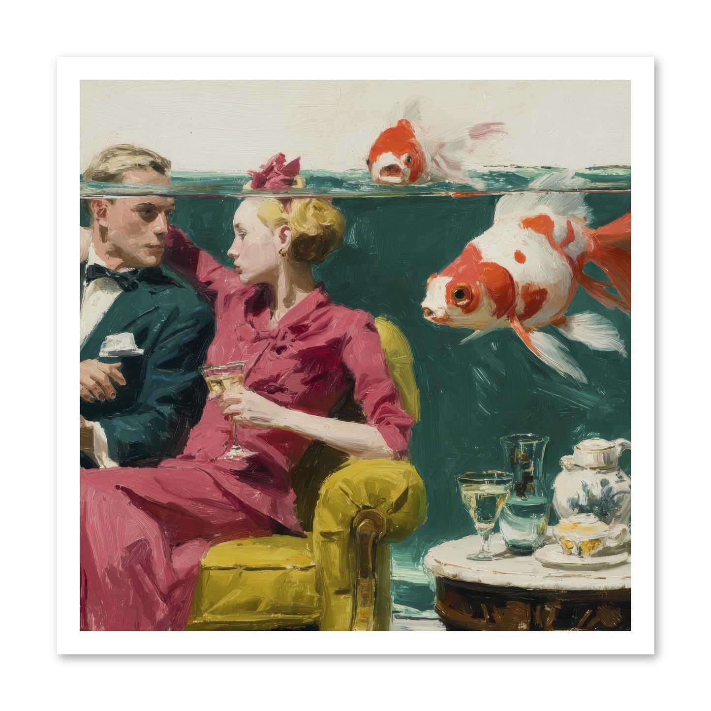 The Afternoon Revision -- Paper Print 24x24