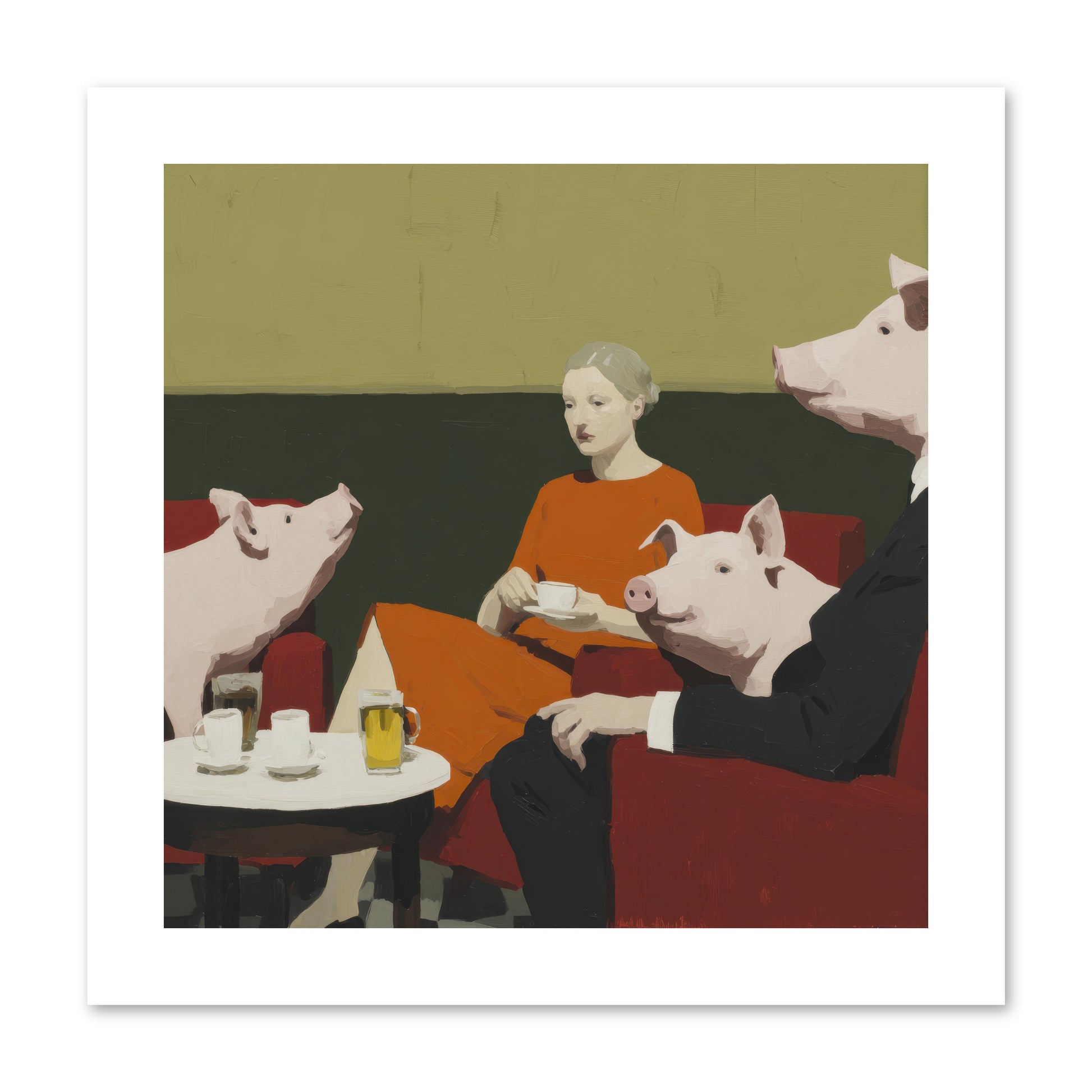 The Afternoon They Understood Everything -- Paper Print 10x10
