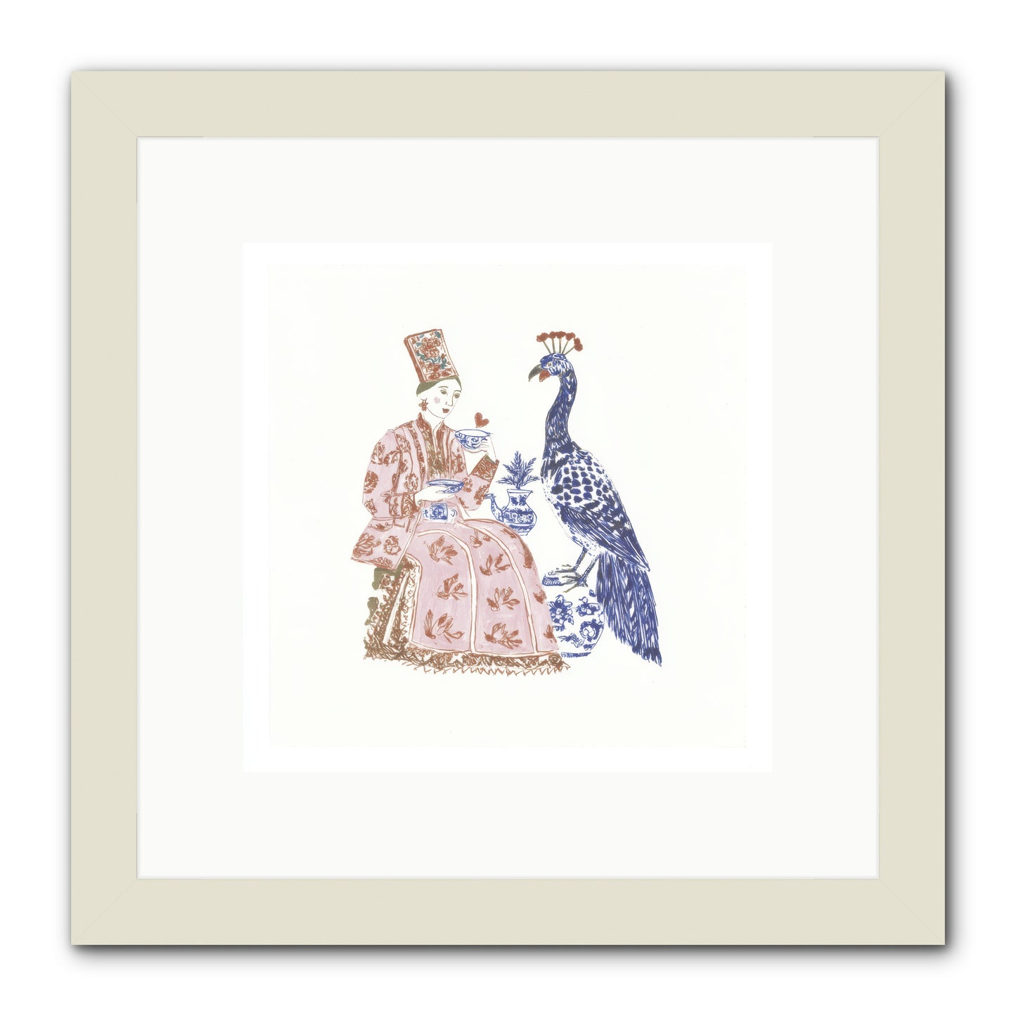 The Alchemist Of Small Feelings -- Framed Print - White 10x10