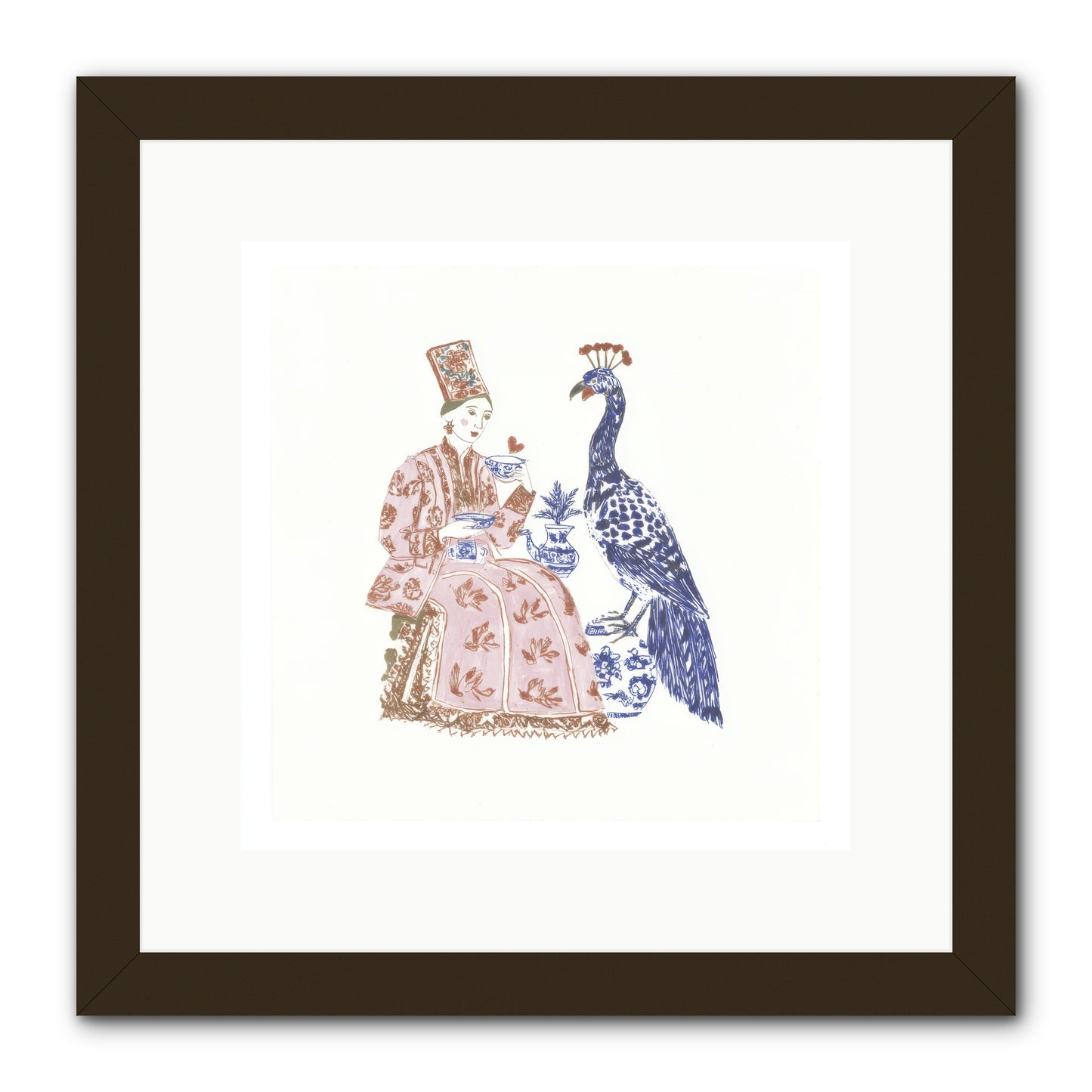 The Alchemist Of Small Feelings -- Framed Print - Black 12x12