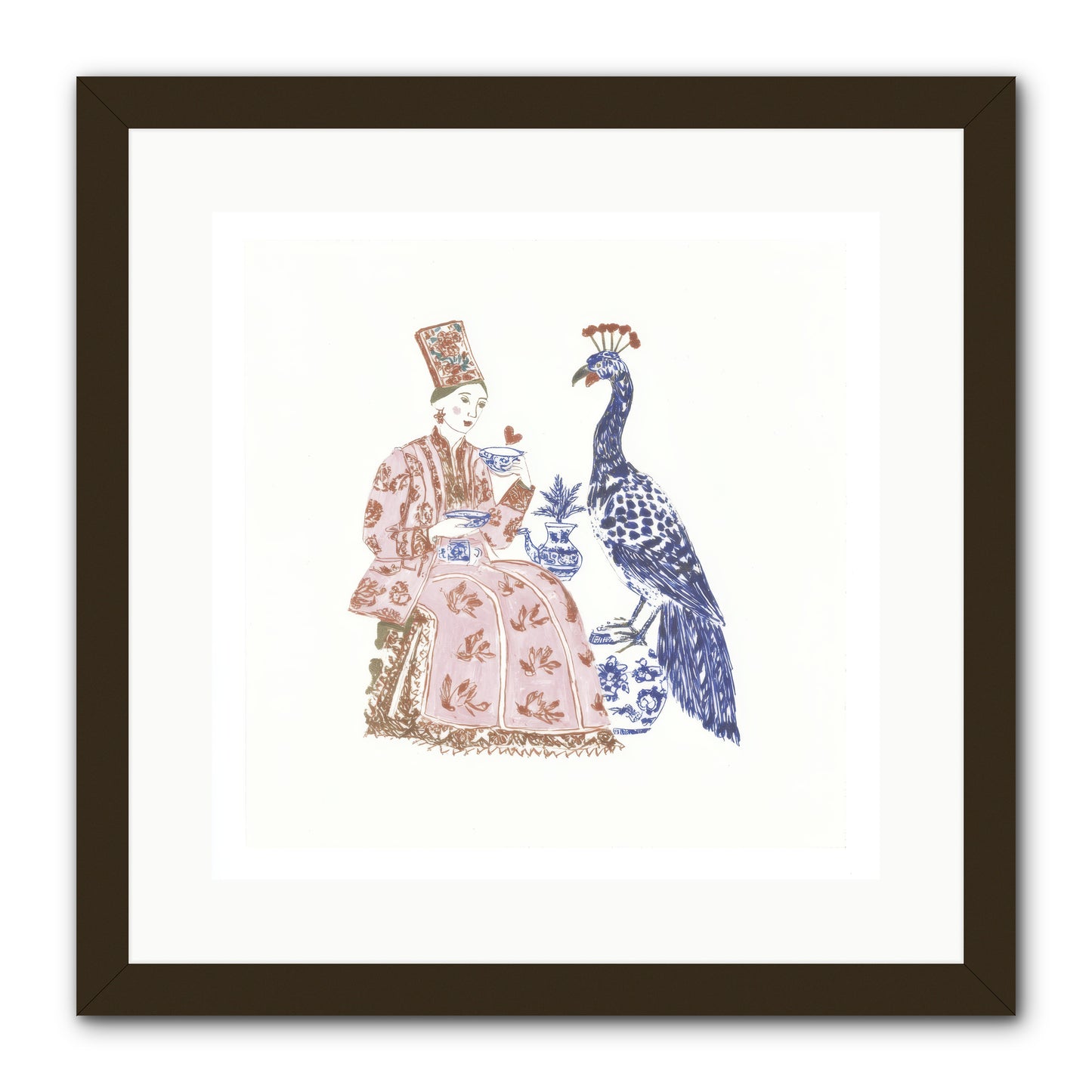 The Alchemist Of Small Feelings -- Framed Print - Black 16x16
